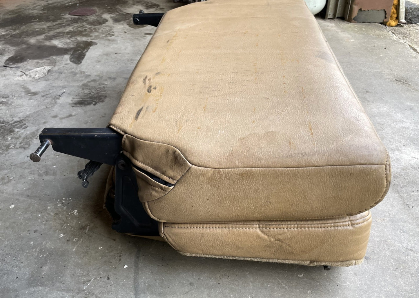 Jeep TJ Wrangler back Seat Tan Vinyl factory folding rear 97-02