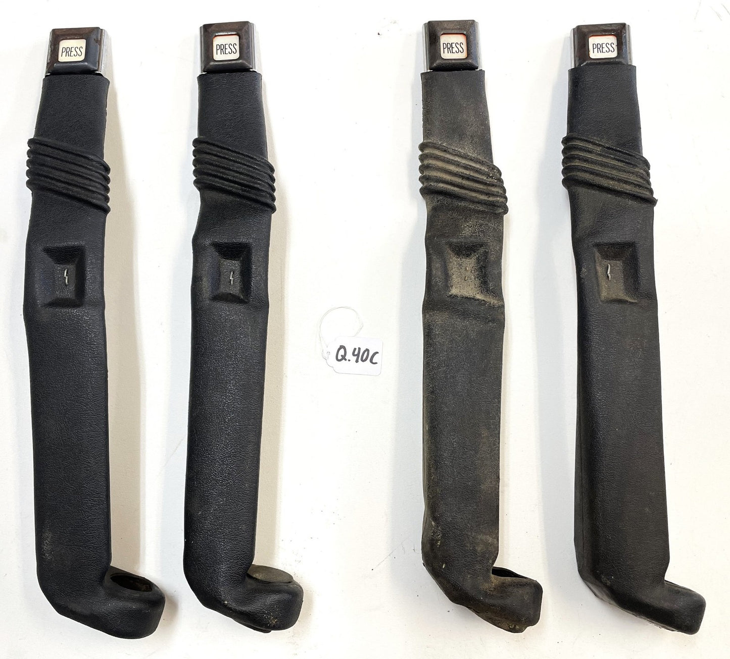 Jeep YJ Passenger Side Female Right Seat Belt End 92-95 Wrangler Long