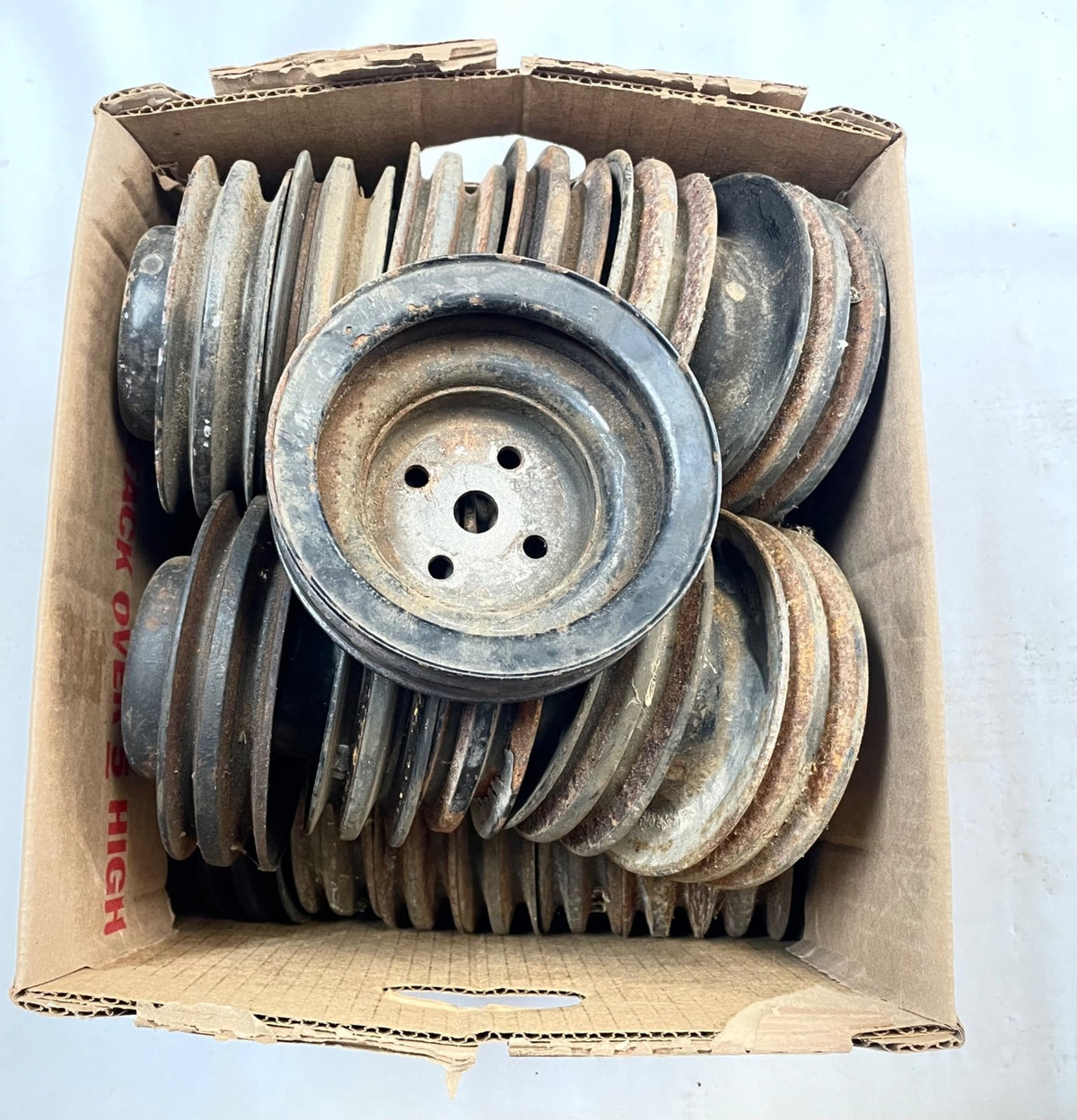 Jeep 6 cylinder Water Pump Fan Pulley 2 groove 4.2 YJ CJ7 3236658 258 FREE SHIP