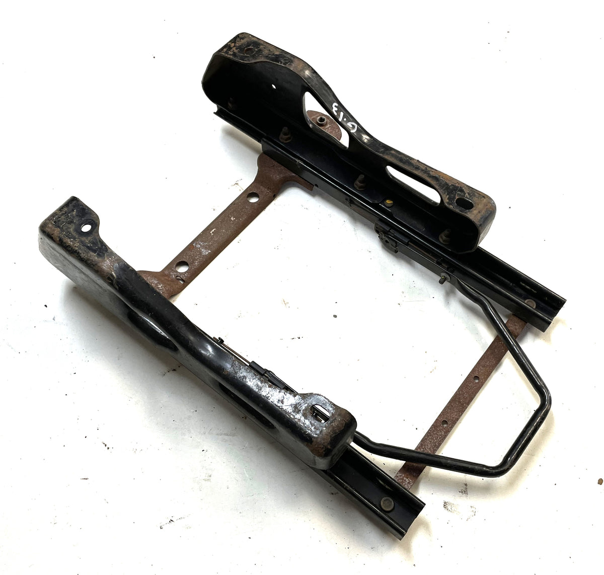 Jeep TJ Driver Front Seat Bracket w/ slider 97-02 Wrangler fixed non folding