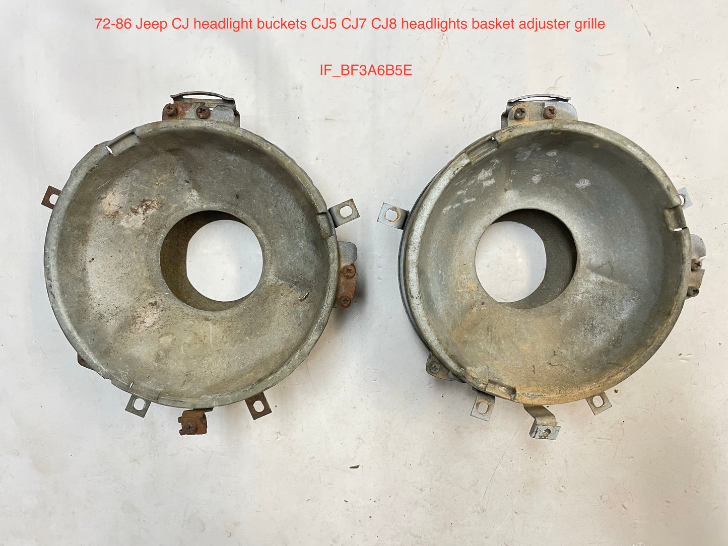 Rejilla de ajuste de la cesta de los faros del Jeep CJ 72-86 CJ5 CJ7 CJ8