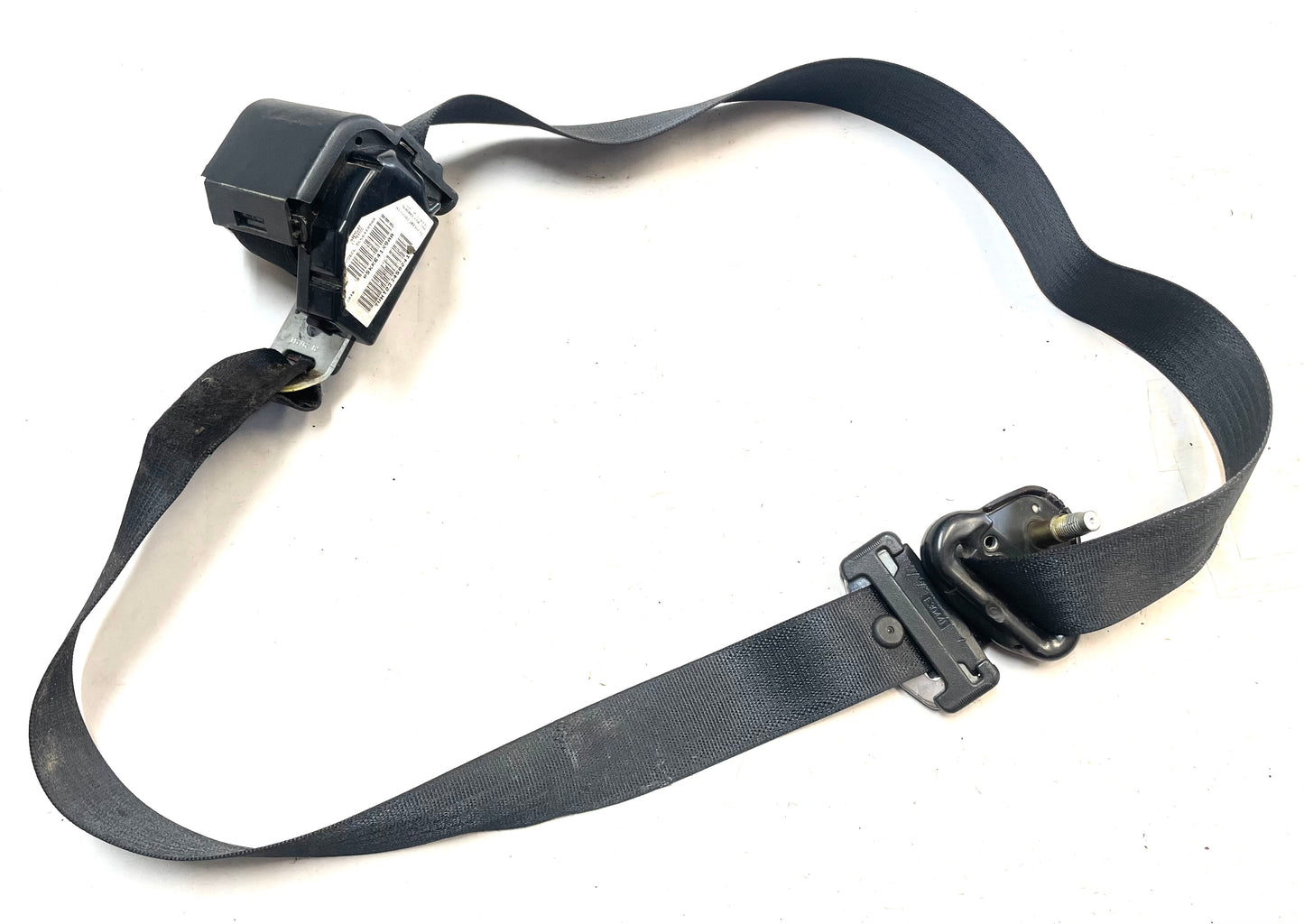 Retractor de cinturón de seguridad delantero derecho para Jeep TJ (03-06 Wrangler), color negro. ENVÍO GRATIS.