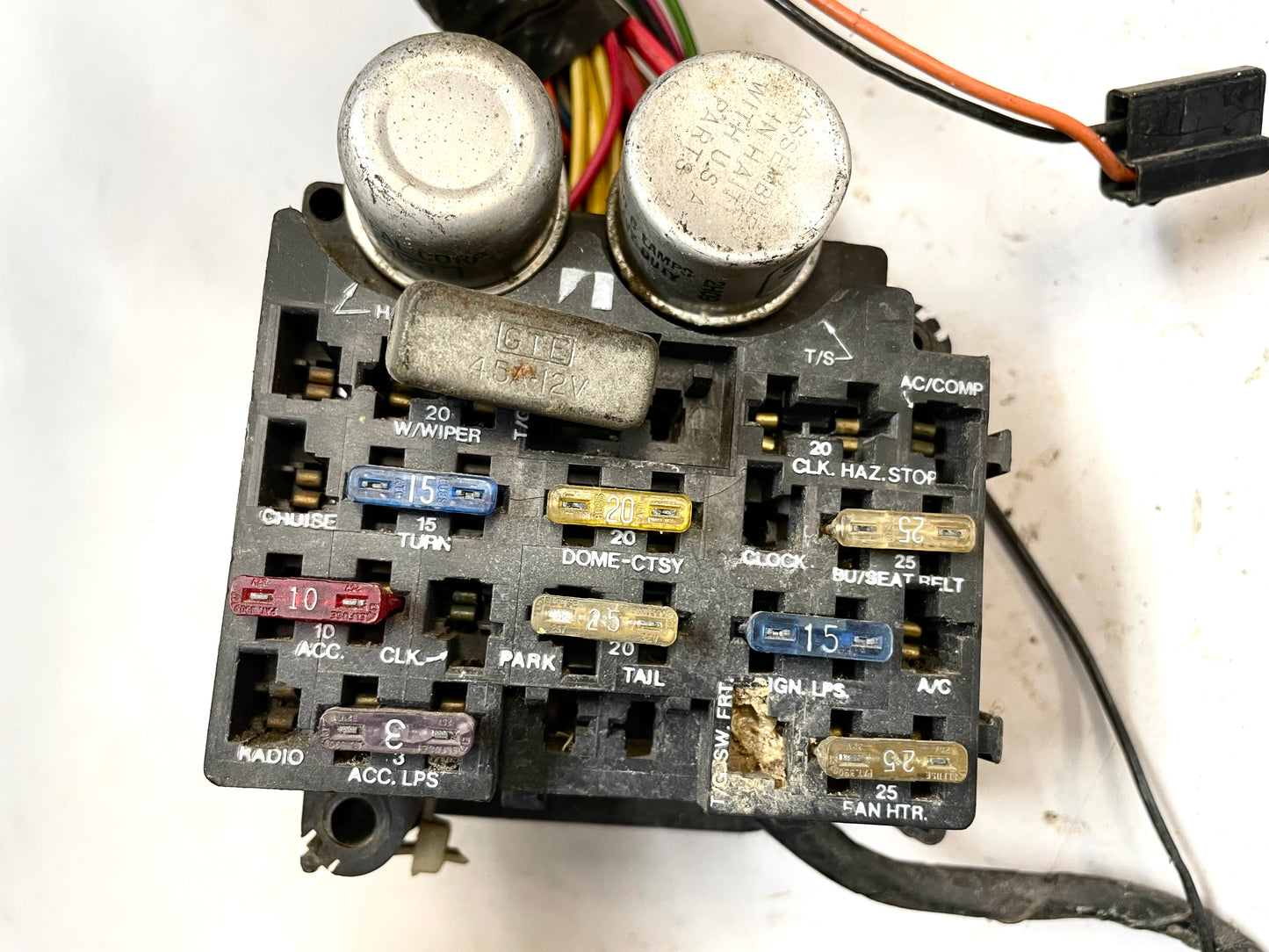 83-86 Jeep CJ arnés de cables del tablero CJ5 CJ7 cableado debajo del panel de instrumentos bloque de fusibles