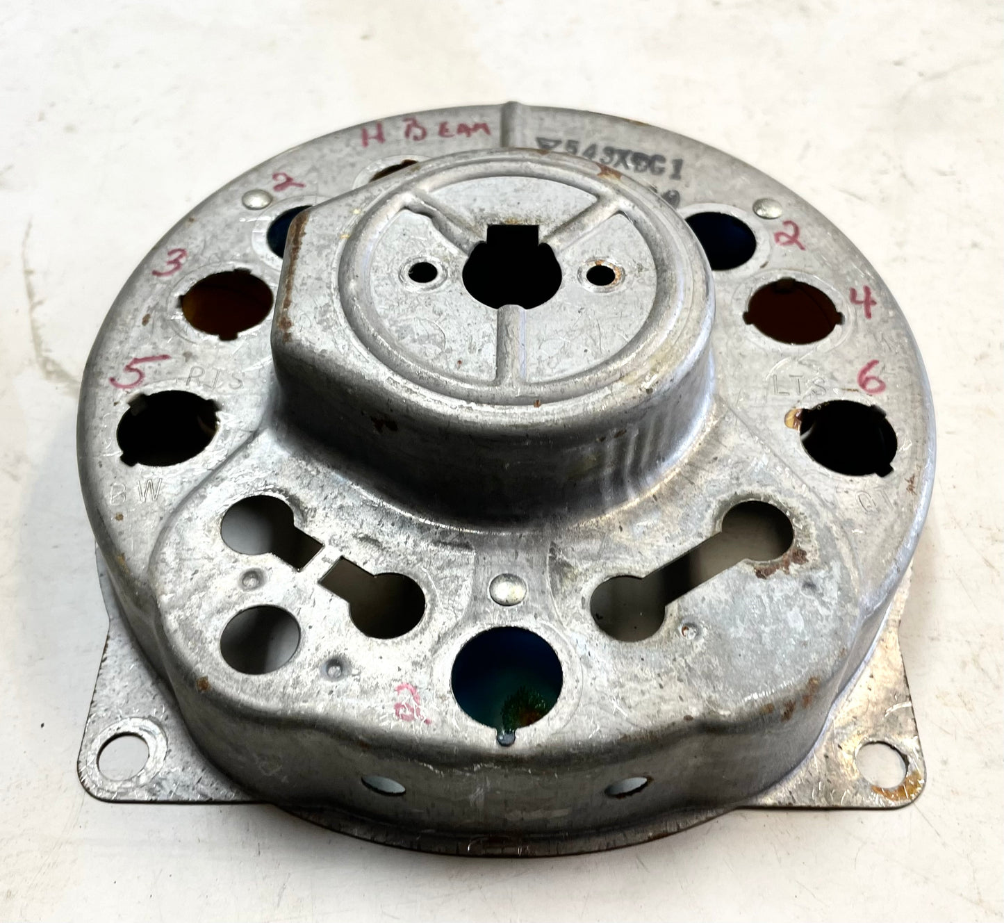 Caja metálica para velocímetro Jeep CJ CJ5 CJ7 CJ8, carcasa trasera para indicador de temperatura de combustible