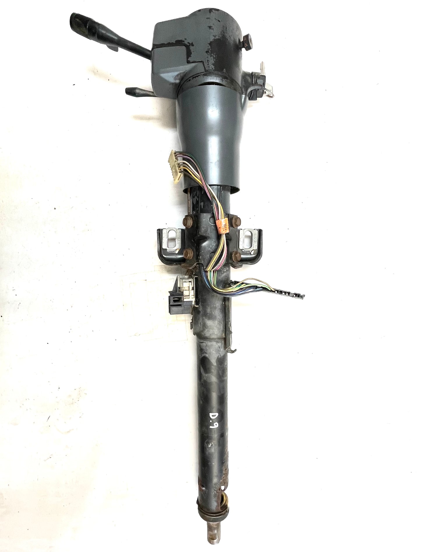 Columna de dirección automática inclinable para Jeep YJ Wrangler, moldura gris, 87-95, lista para atornillar