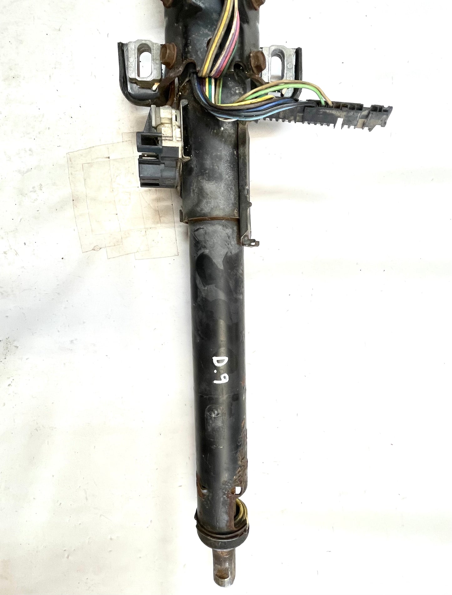 Columna de dirección automática inclinable para Jeep YJ Wrangler, moldura gris, 87-95, lista para atornillar