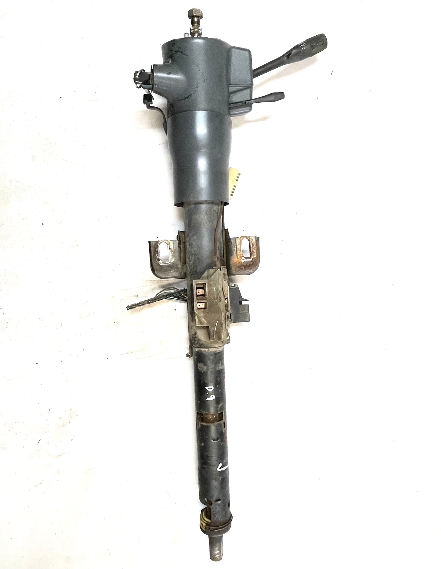 Columna de dirección automática inclinable para Jeep YJ Wrangler, moldura gris, 87-95, lista para atornillar