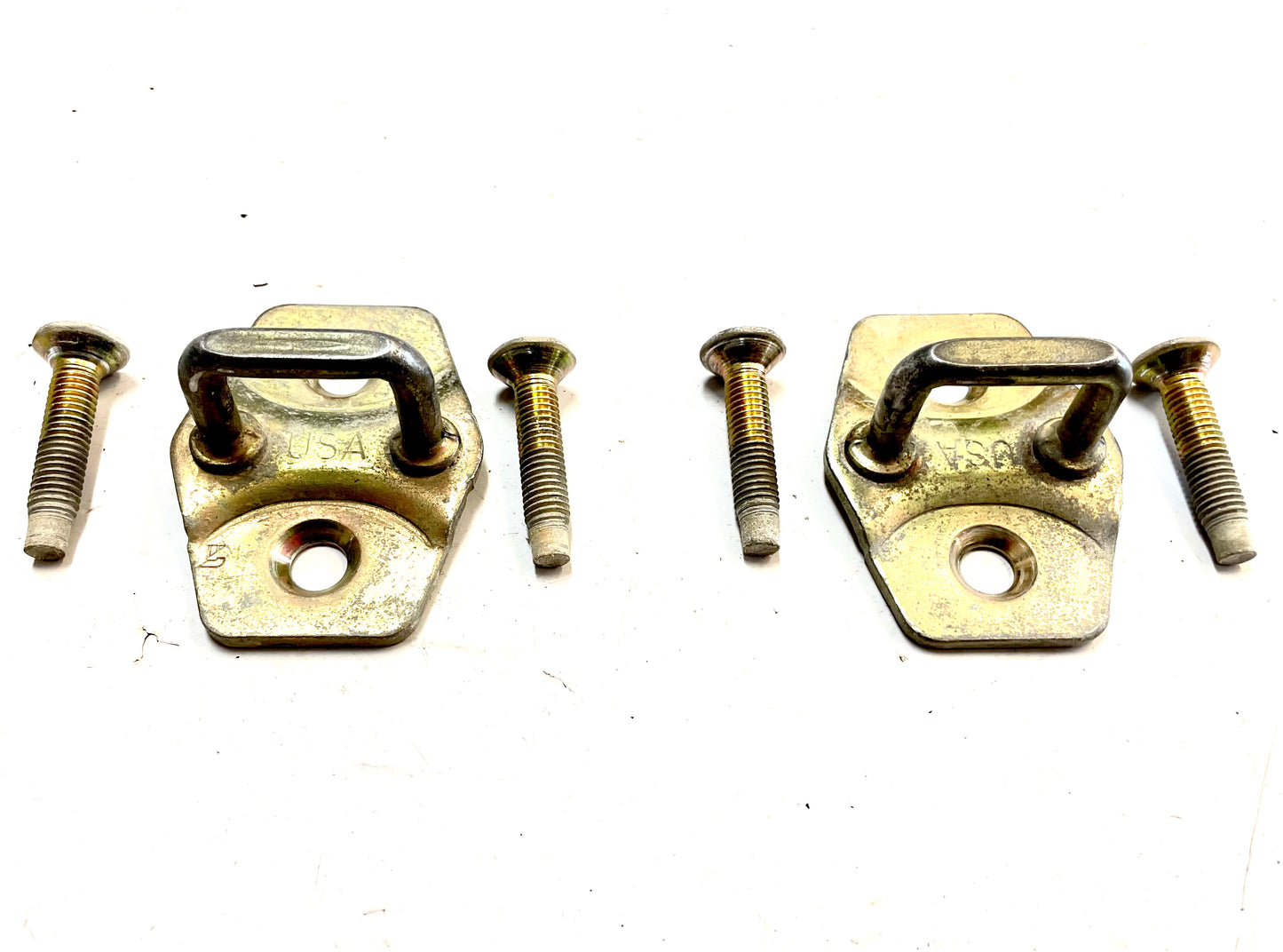 Jeep TJ Wrangler door striker latch catch screws hard doors left right FREE SHIP