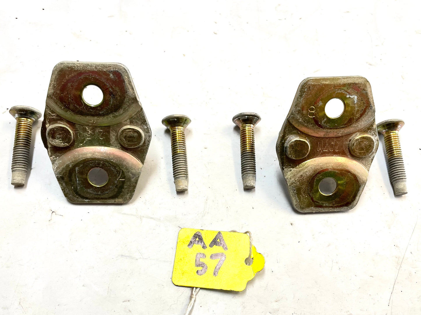 Jeep TJ Wrangler door striker latch catch screws hard doors left right FREE SHIP