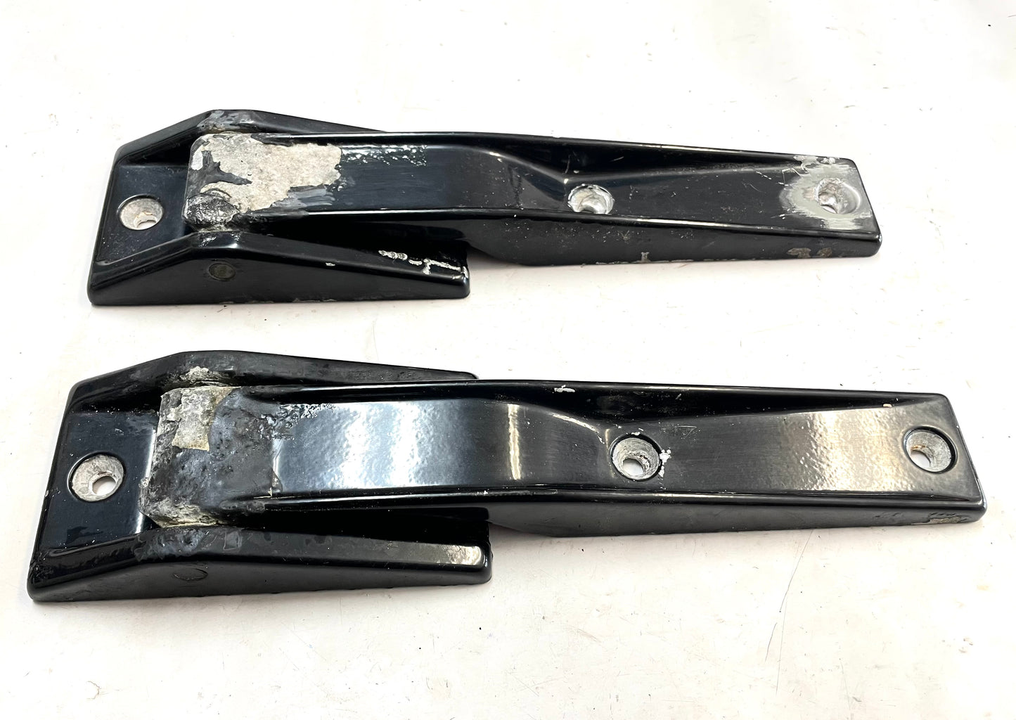 Bisagras para puerta trasera de Jeep Wrangler TJ 97-02, juego de bisagras negras para puerta trasera