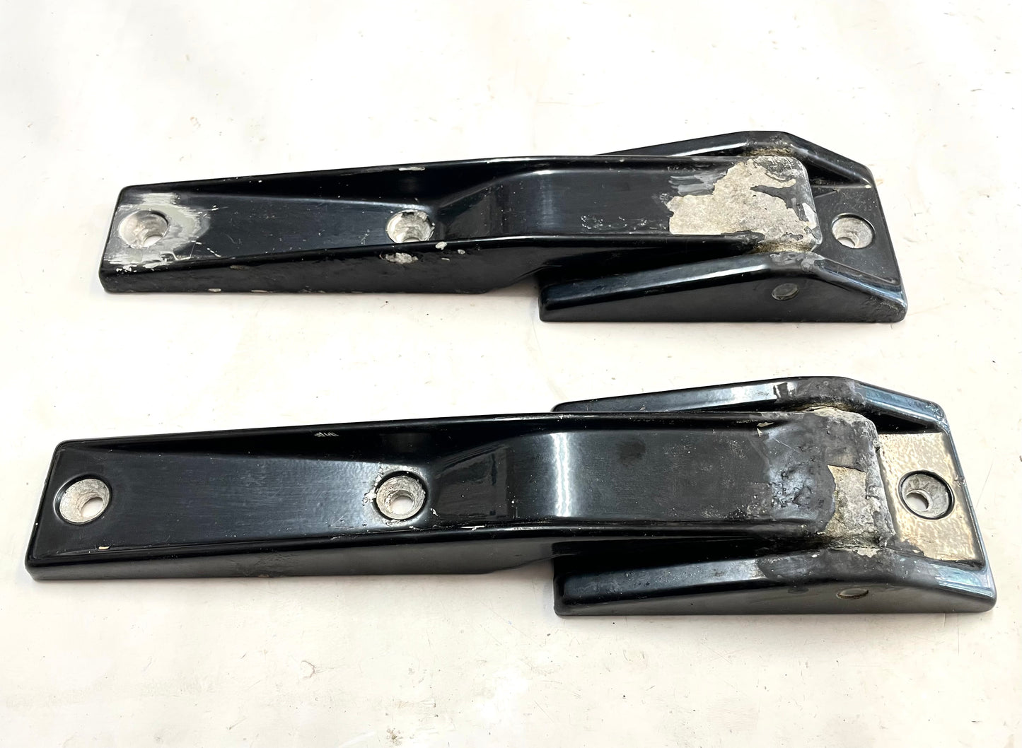 Bisagras para puerta trasera de Jeep Wrangler TJ 97-02, juego de bisagras negras para puerta trasera