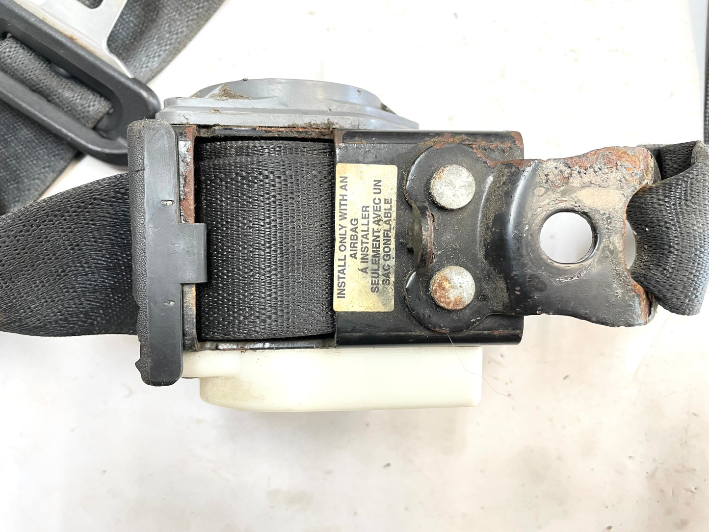 Retractor de cinturón de seguridad delantero izquierdo del conductor Jeep TJ 03-06 Wrangler negro ¡ENVÍO GRATIS!