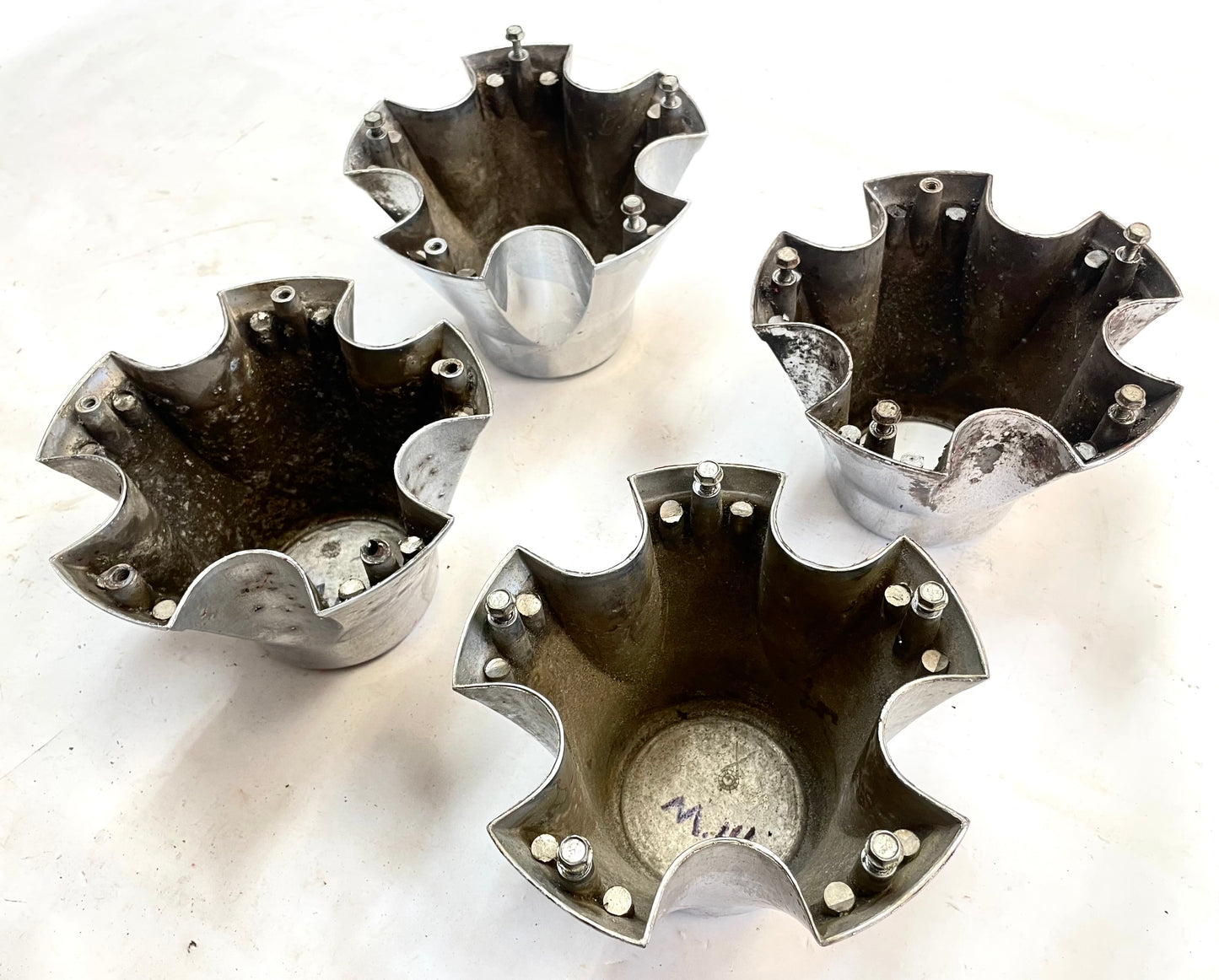 Jeep CJ center caps CJ5 CJ7 FACTORY chrome wheel Centers Laredo cap FREE SHIP