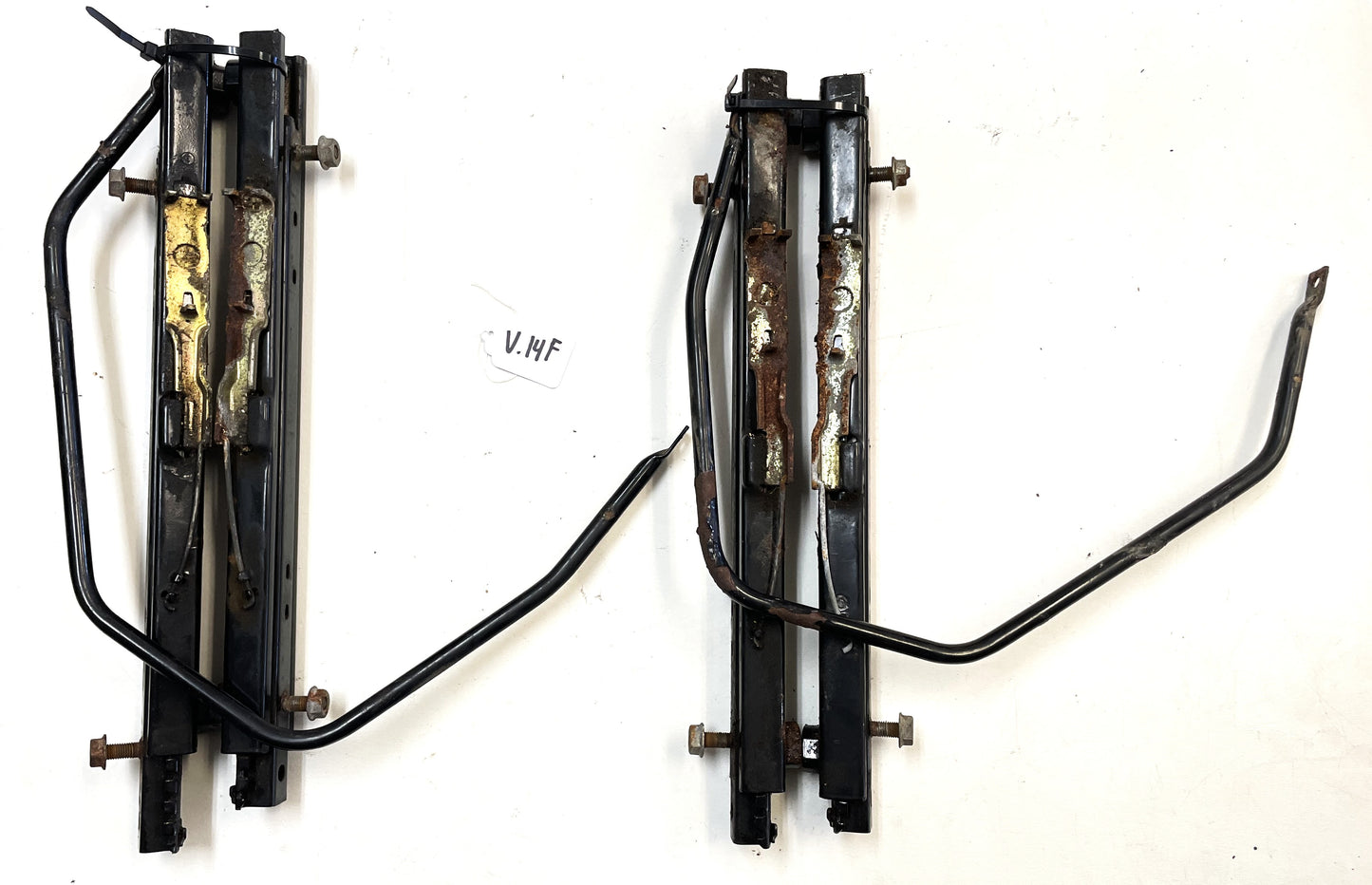 Jeep YJ Wrangler Seat Slider Frame Adjuster 12” Front slide fits 87-90 READ AD