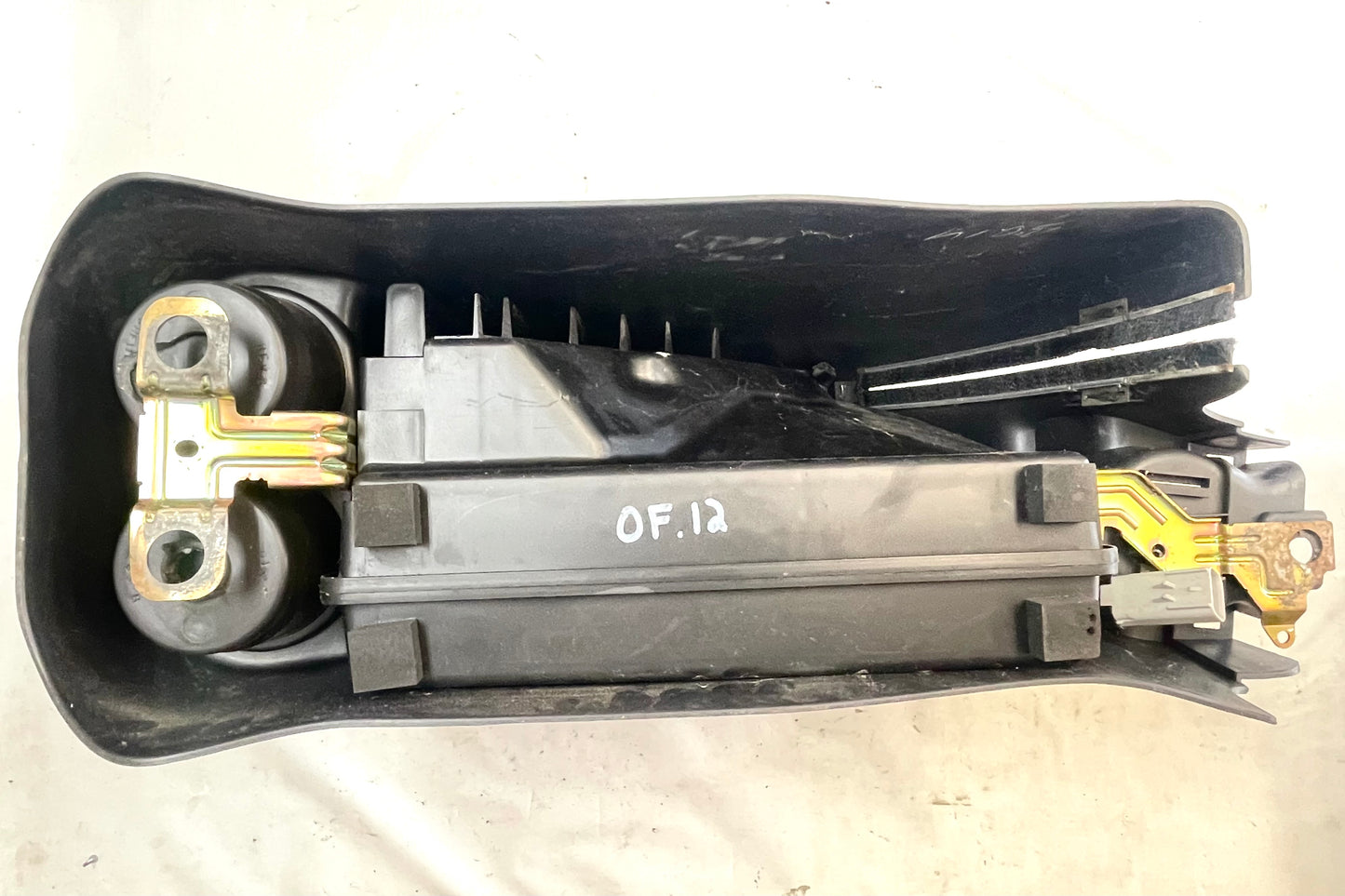 Jeep TJ center console w/ subwoofer dark grey 01-06 Wrangler 2 piece agate