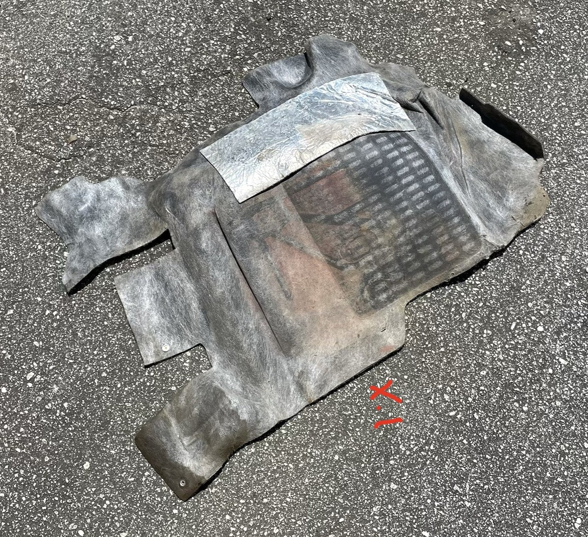 Jeep TJ Wrangler carpet mist grey driver side front floor fits 97-02 FREE SHIPPING