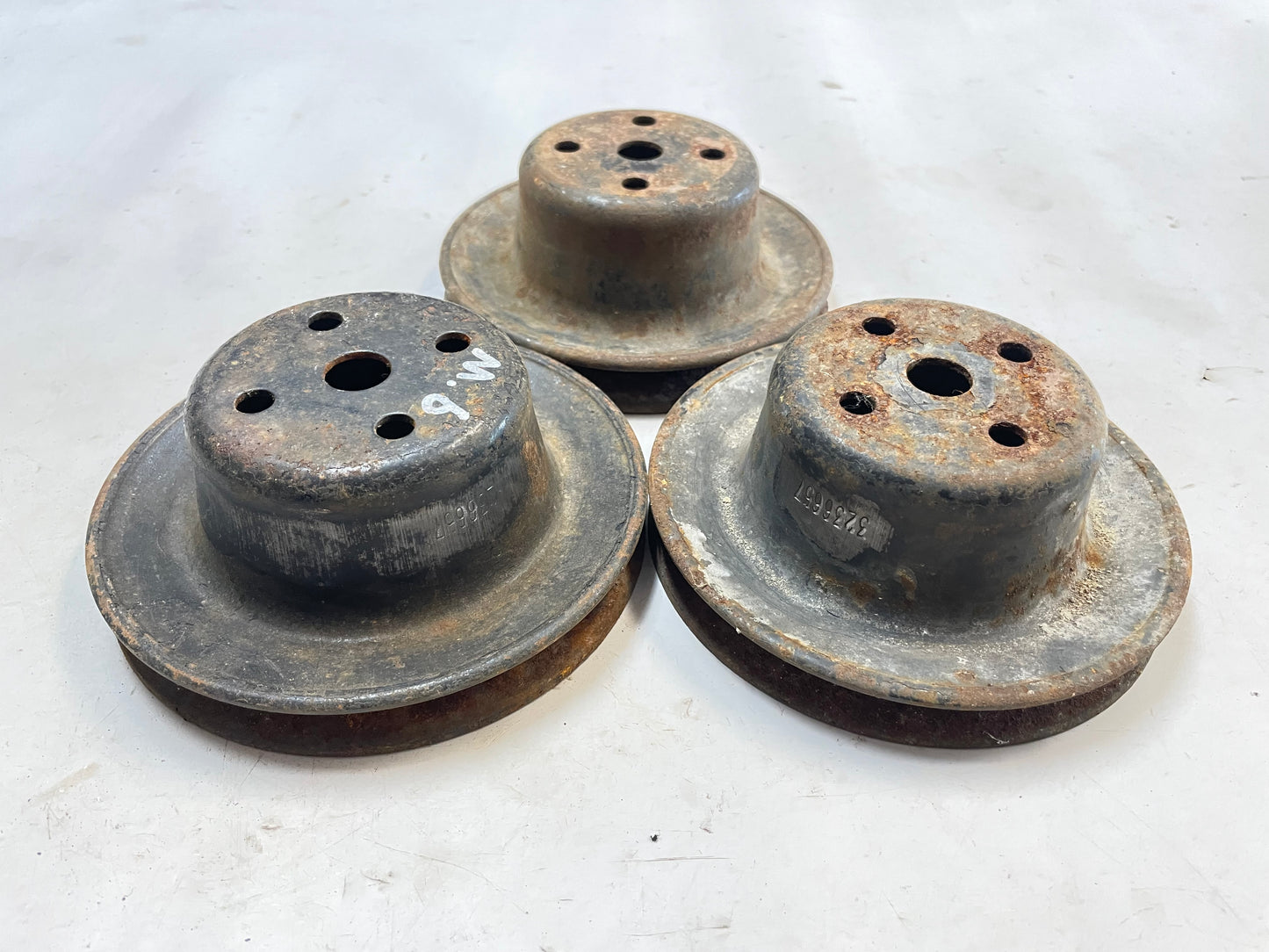 Polea del ventilador de la bomba de agua de una sola ranura para Jeep CJ7 YJ 4.2, 6 cilindros, 3236657