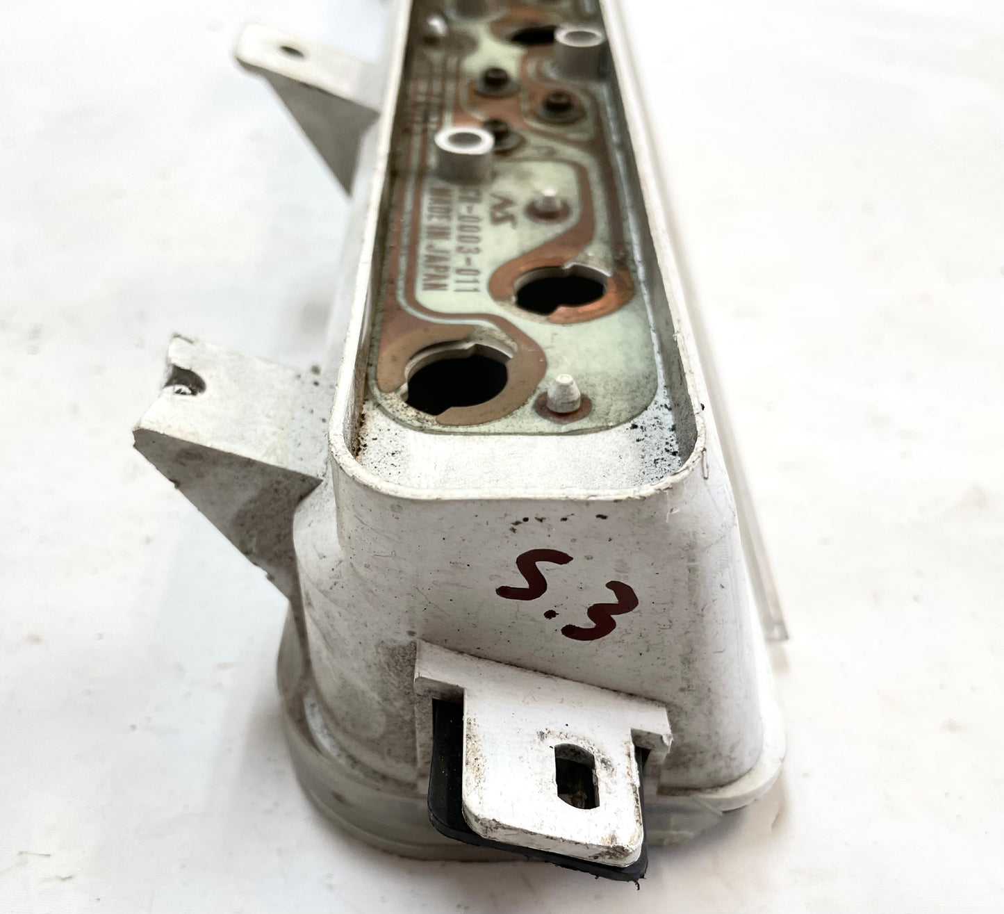 Jeep YJ center gauge cluster 92-95 WRANGLER fuel temp oil pressure volt