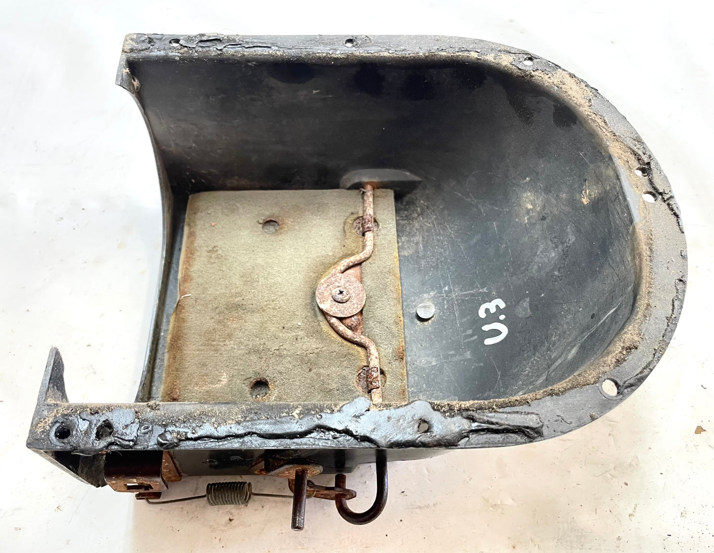 Ventilación de la calefacción del Jeep YJ 87-95, ventilación inferior derecha de la caja de calefacción del Wrangler