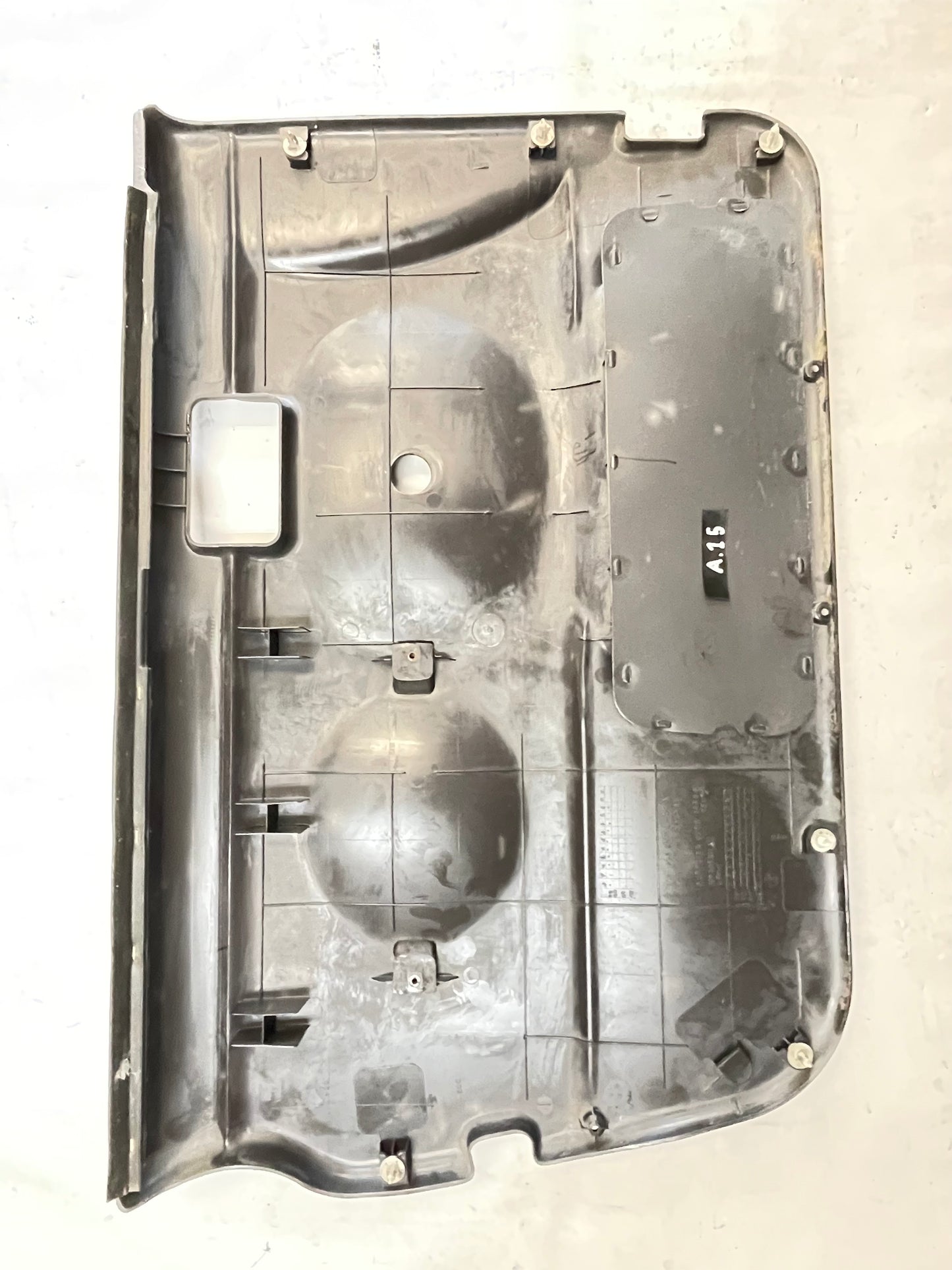 Panel interior de puerta gris para Jeep TJ, puerta rígida completa para pasajero, Wrangler 97-06