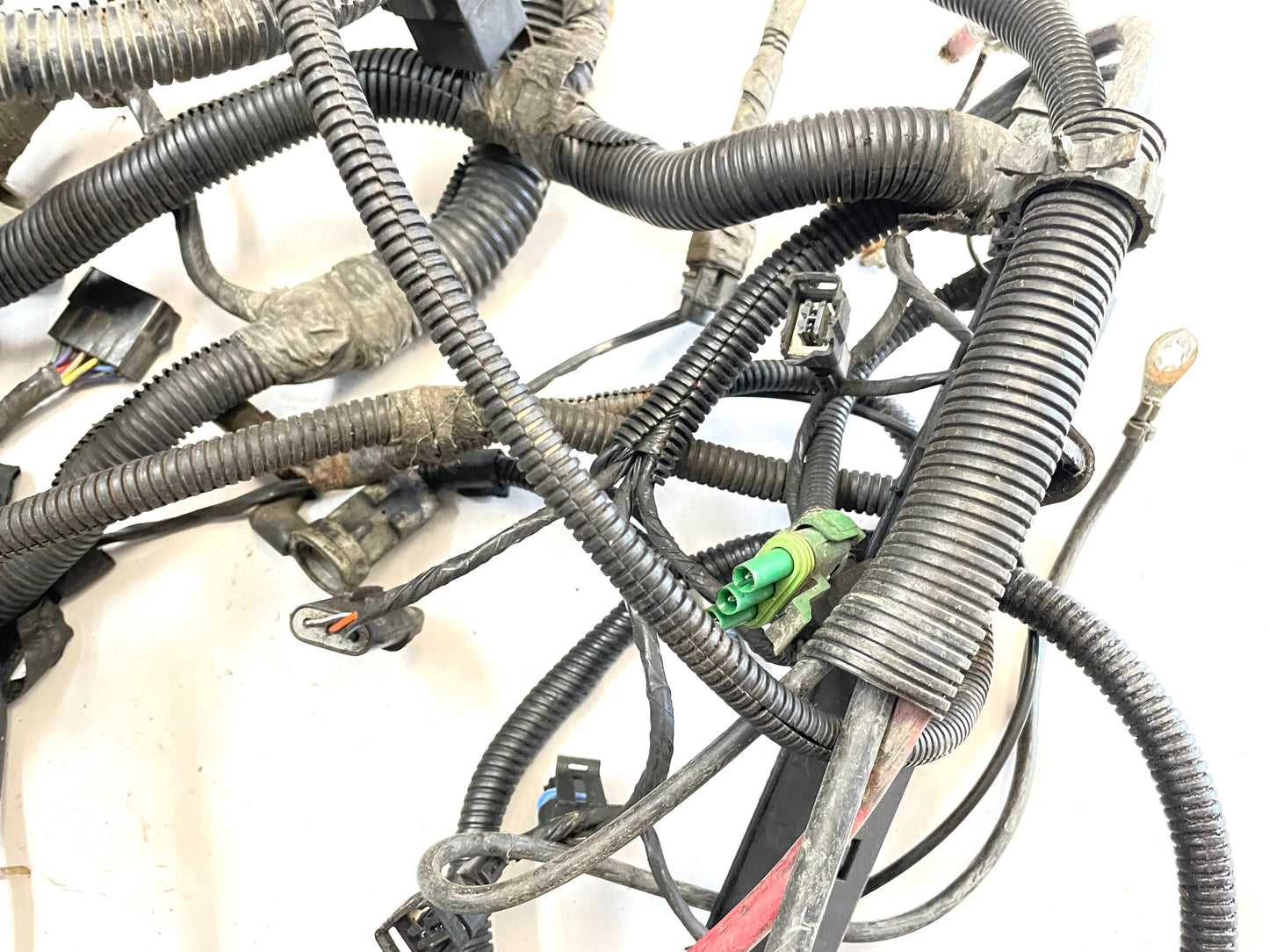 Jeep YJ Wrangler 4 Cylinder Engine Wiring Harness 10 pin Wire Fuse block 92-95