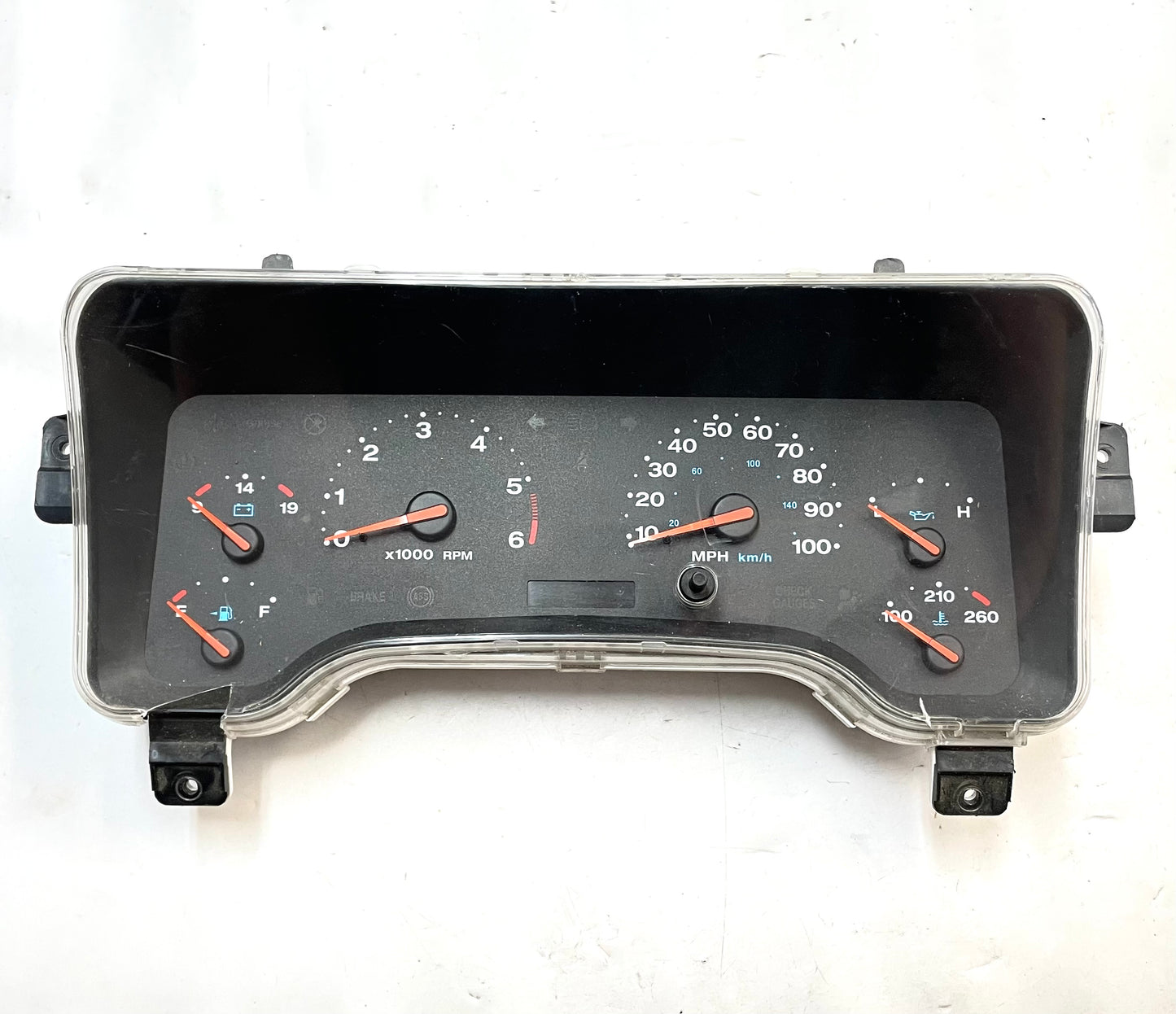 Jeep TJ Wrangler gauge cluster 56047016AE Speedometer 93k instrument fits 03-04