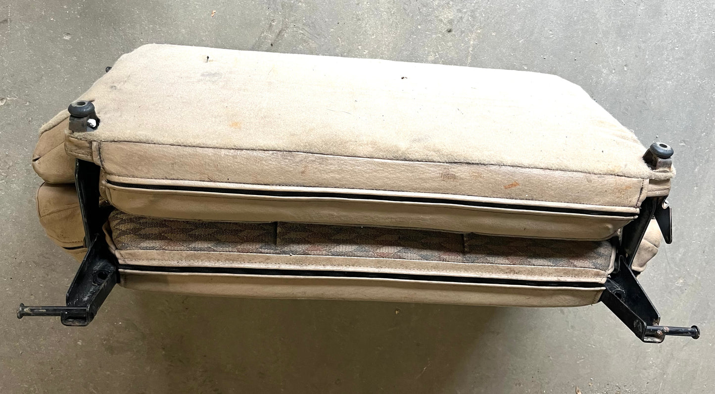 Jeep TJ Wrangler back Seat with brackets Tan factory folding rear 97-02
