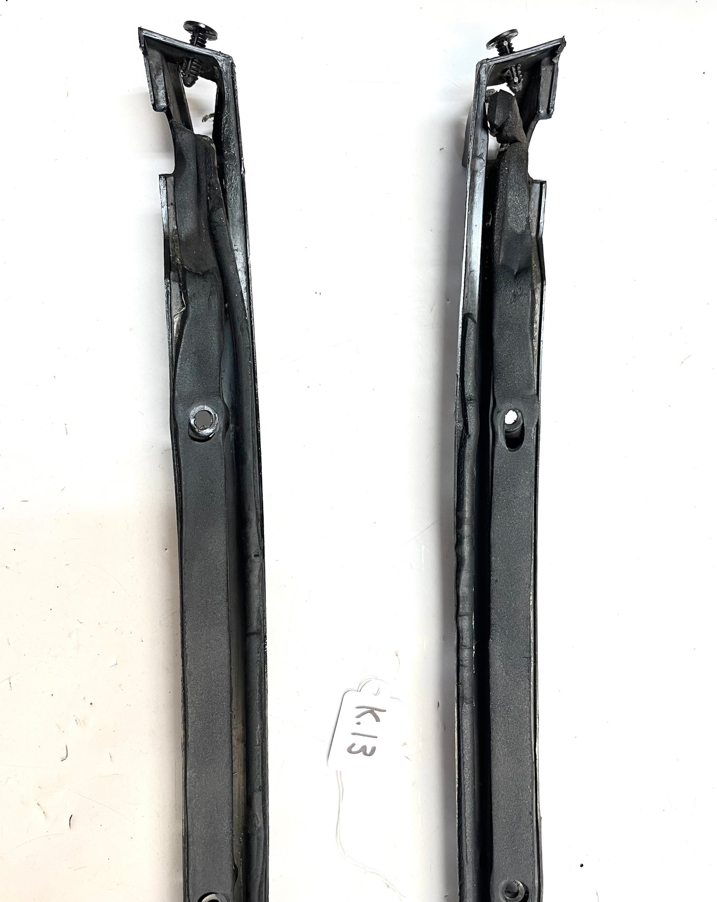 Marco de parabrisas, pilar, moldura de plástico, junta de puerta, capota blanda, Jeep TJ Wrangler 97-02
