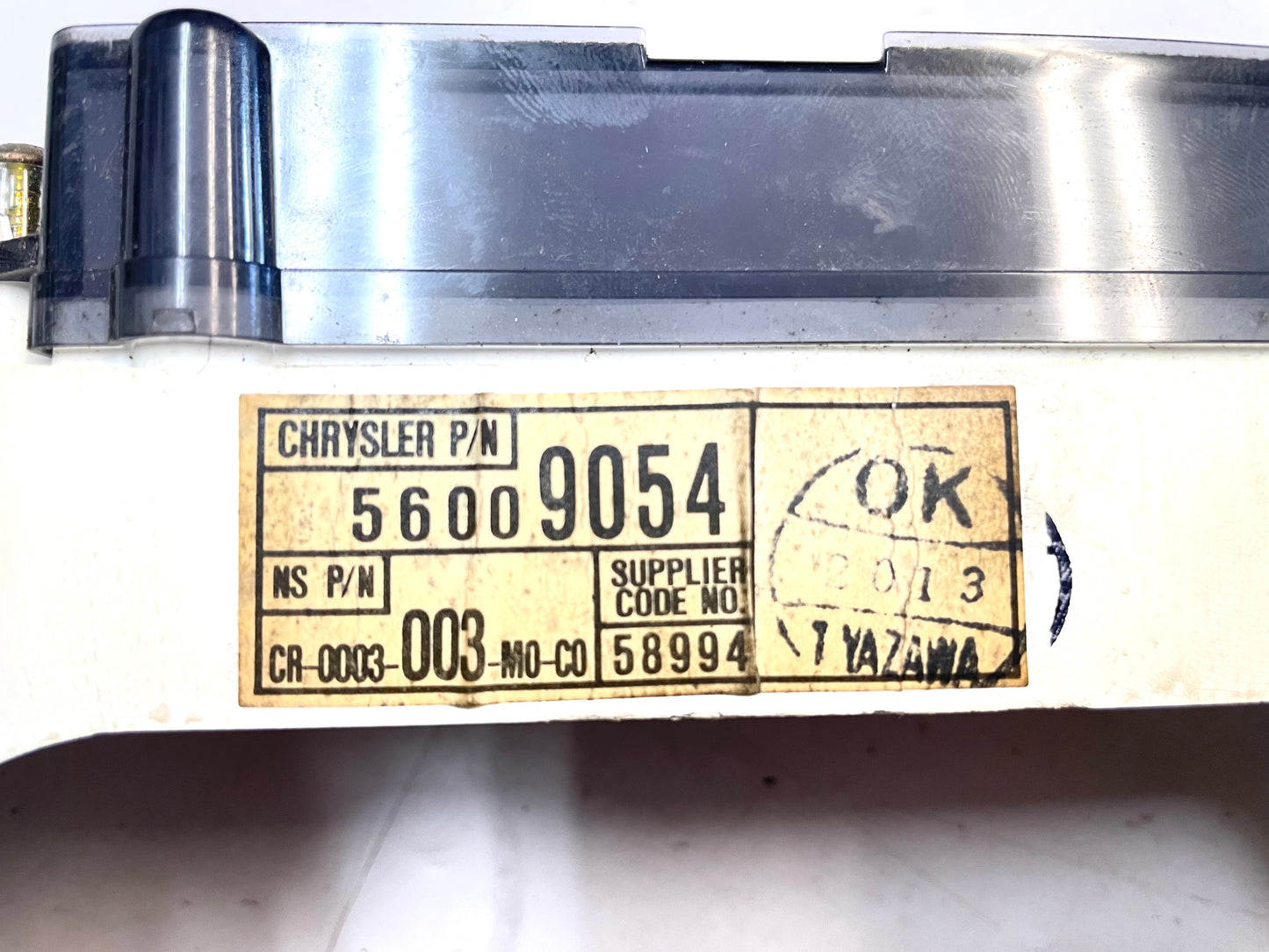 Grupo de instrumentos del velocímetro y tacómetro Jeep YJ 92-95 Wrangler 56009054 157.000