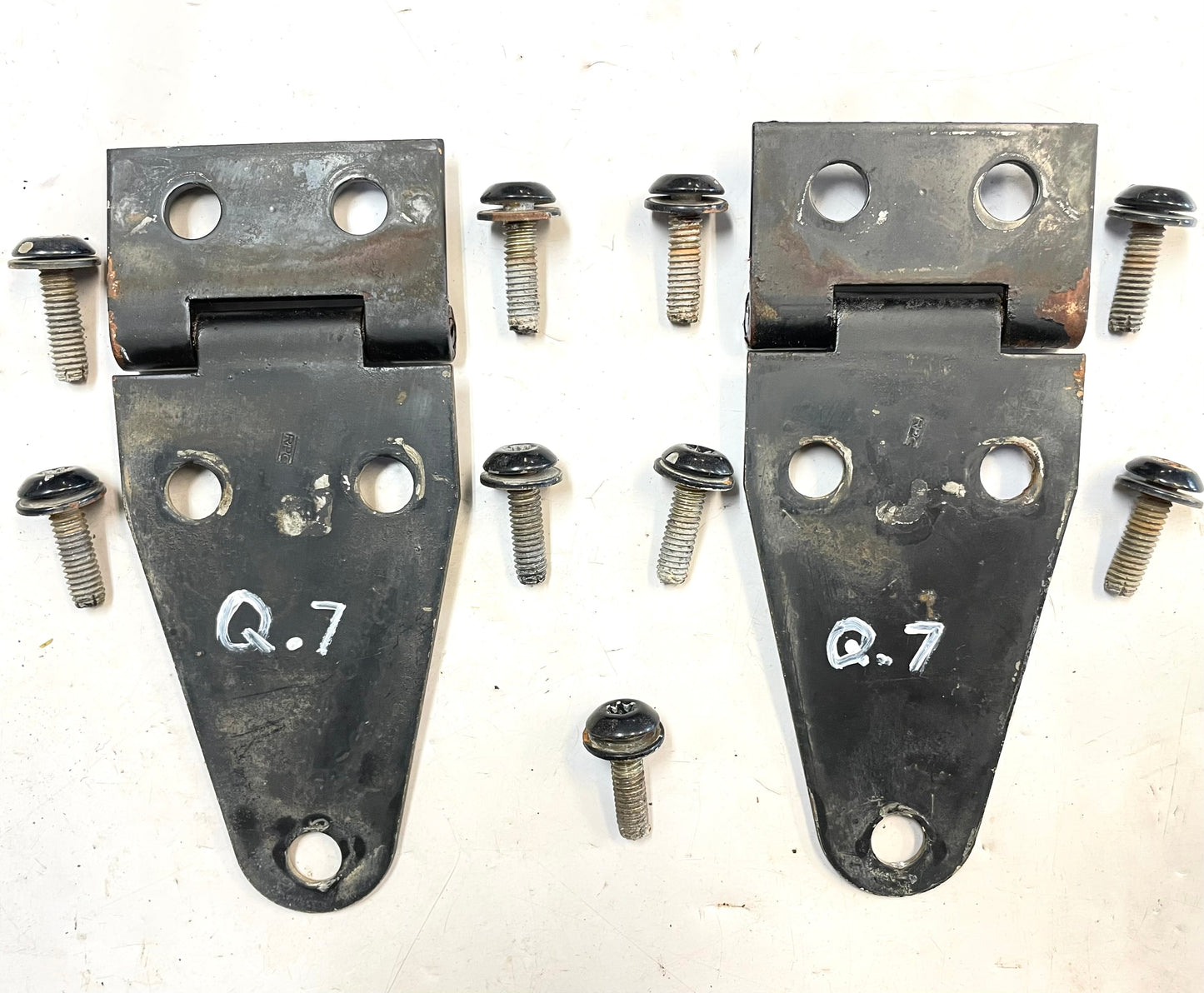Jeep CJ YJ hood hinges Black CJ5 CJ7 CJ8 Wrangler 76-95 FREE SHIPPING!