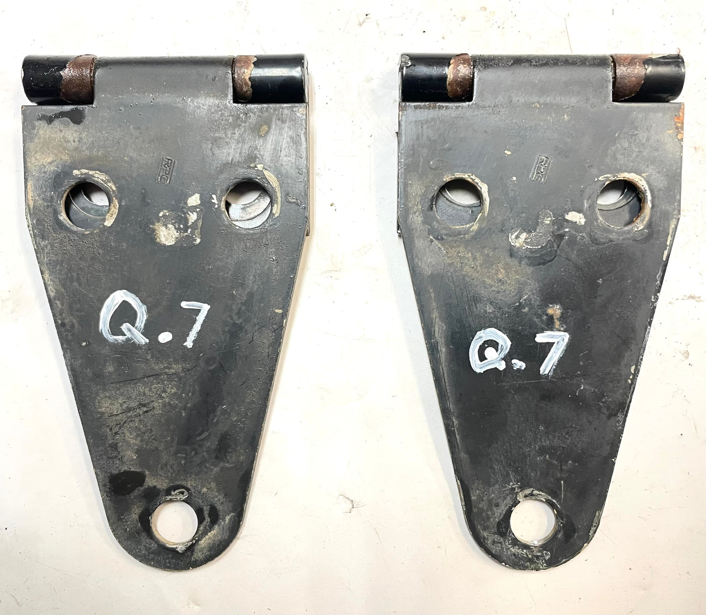 Jeep CJ YJ hood hinges Black CJ5 CJ7 CJ8 Wrangler 76-95 FREE SHIPPING!