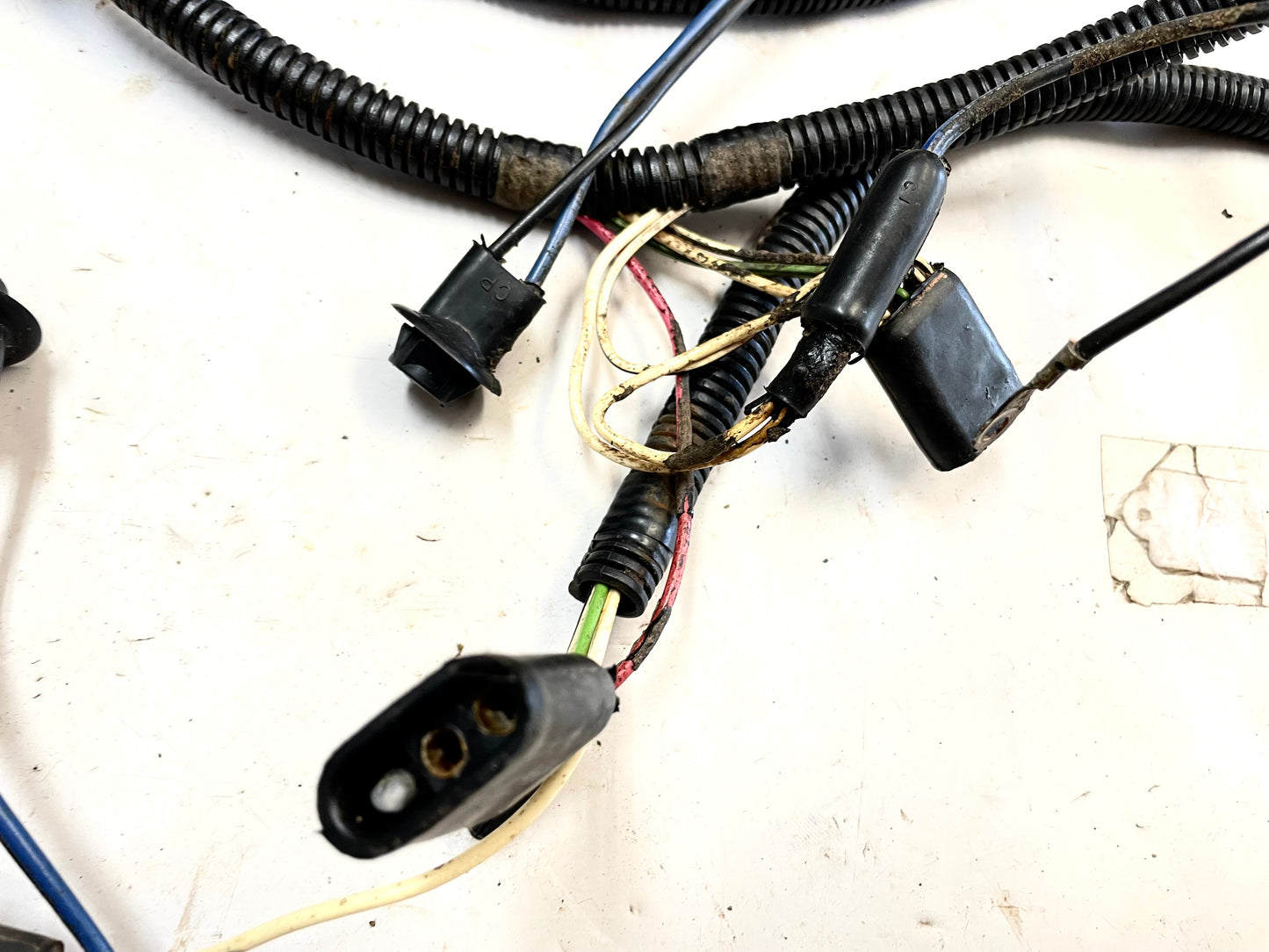 ¡Arnés de cableado de luz trasera Jeep CJ7 76-86 CJ cable luz trasera AMC techo rígido!