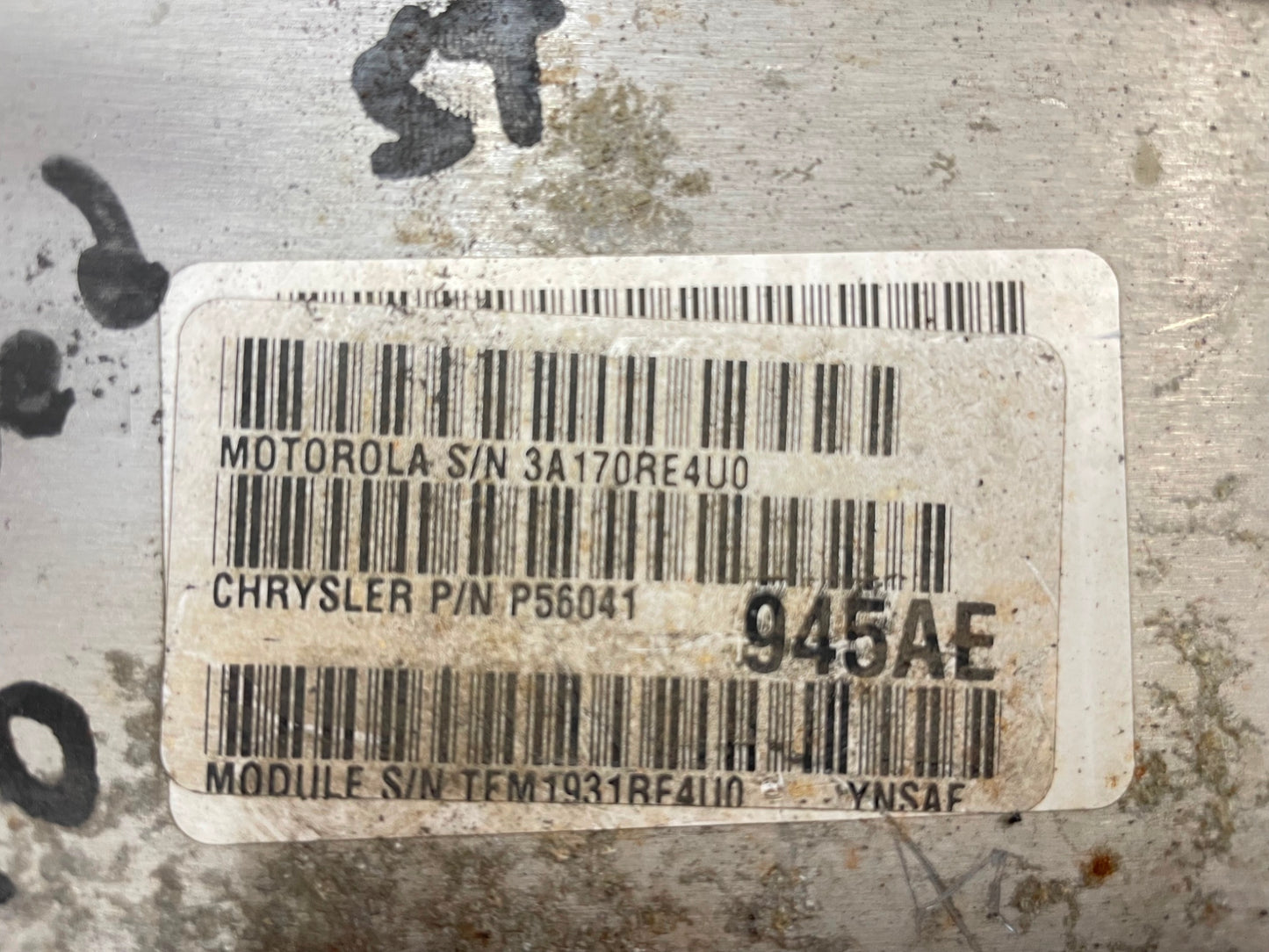 02 Jeep TJ Wrangler ECM 4.0 computer 6 cylinder manual transmission P56041945AE