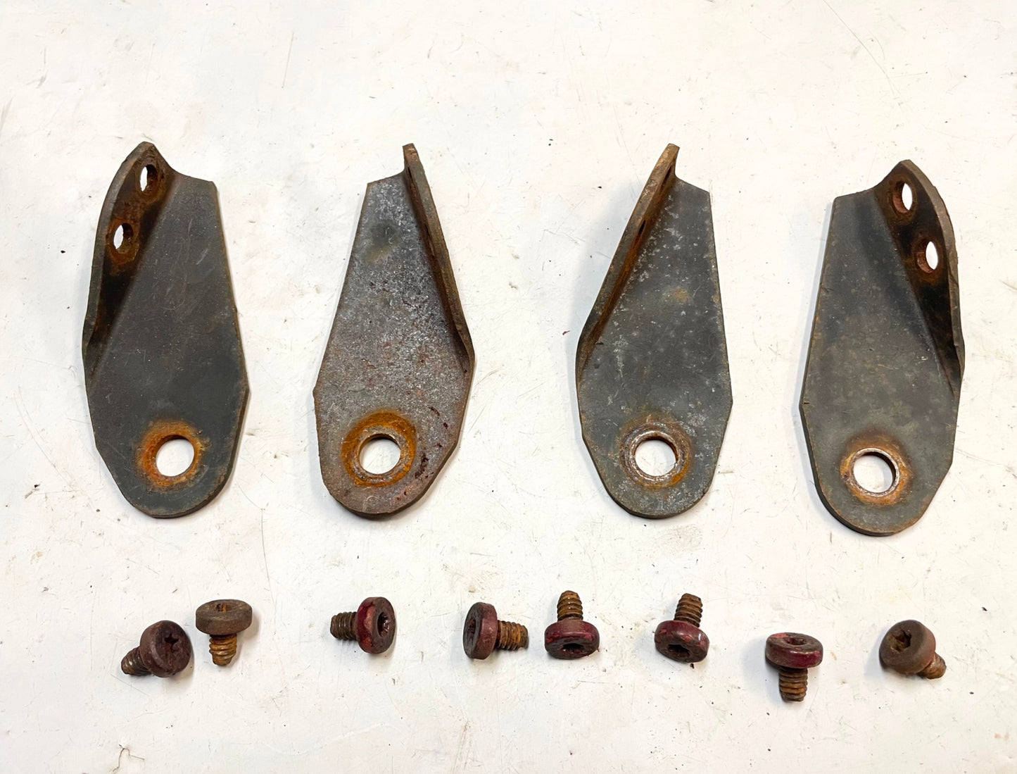 Jeep CJ Side Mirror Mount bracket and torx screws CJ5 CJ7 CJ8 windshield hinge