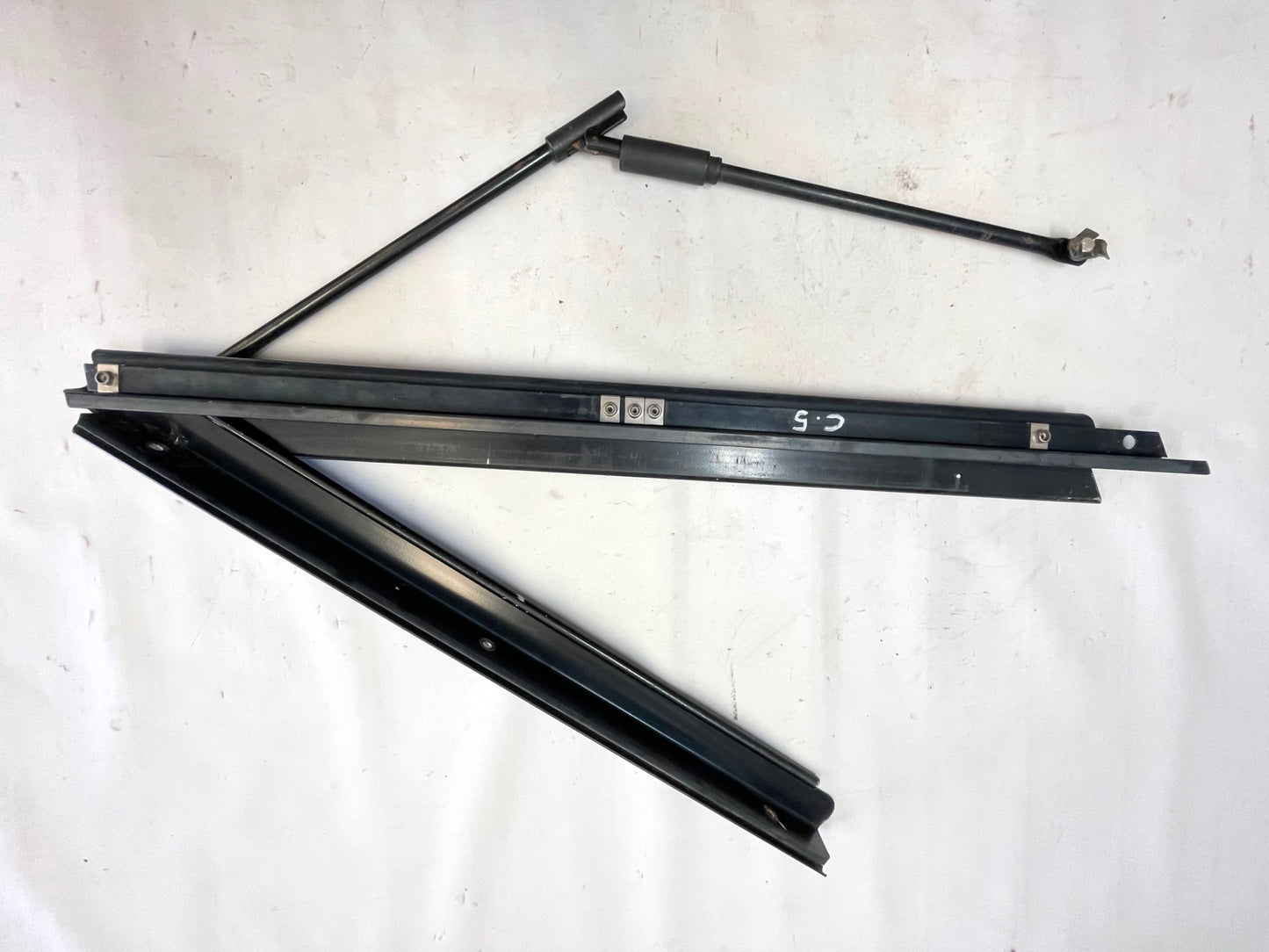 Jeep YJ factory passenger side door surround with tension bar soft top READ AD