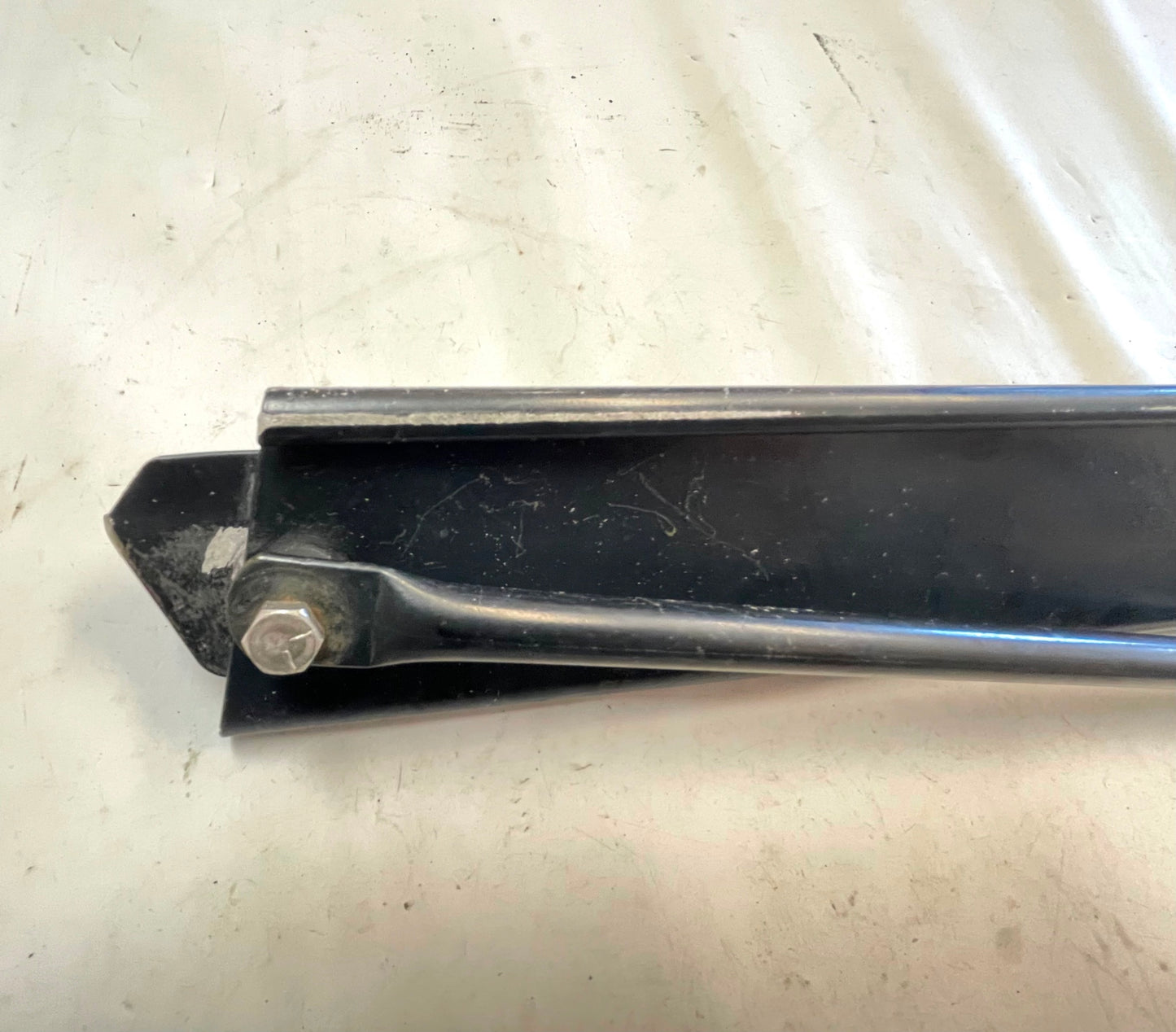 Jeep YJ factory passenger side door surround with tension bar soft top READ AD