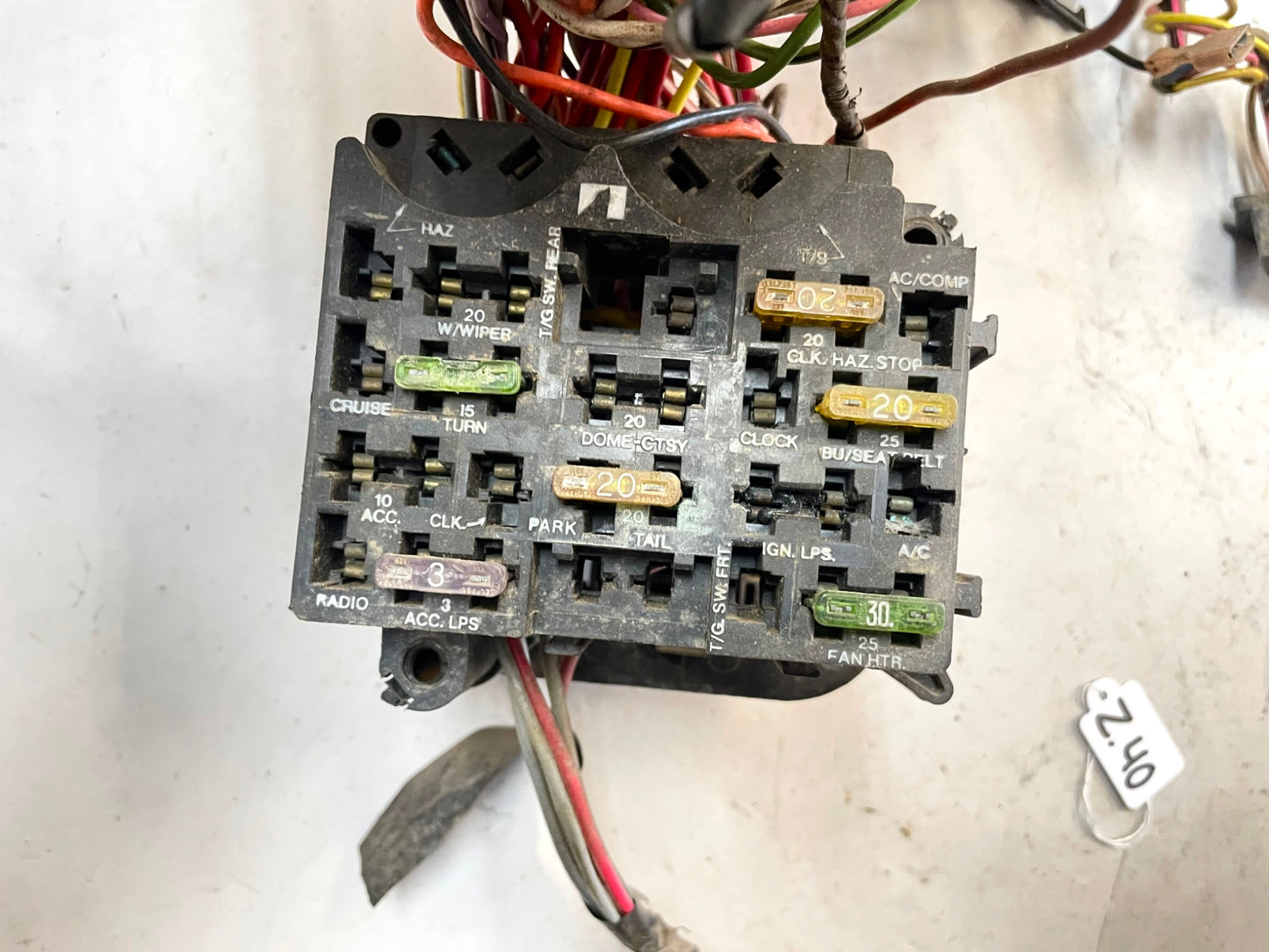 83-86 Jeep CJ dash wire harness CJ5 CJ7 wiring gauge panel fuse block PARTS