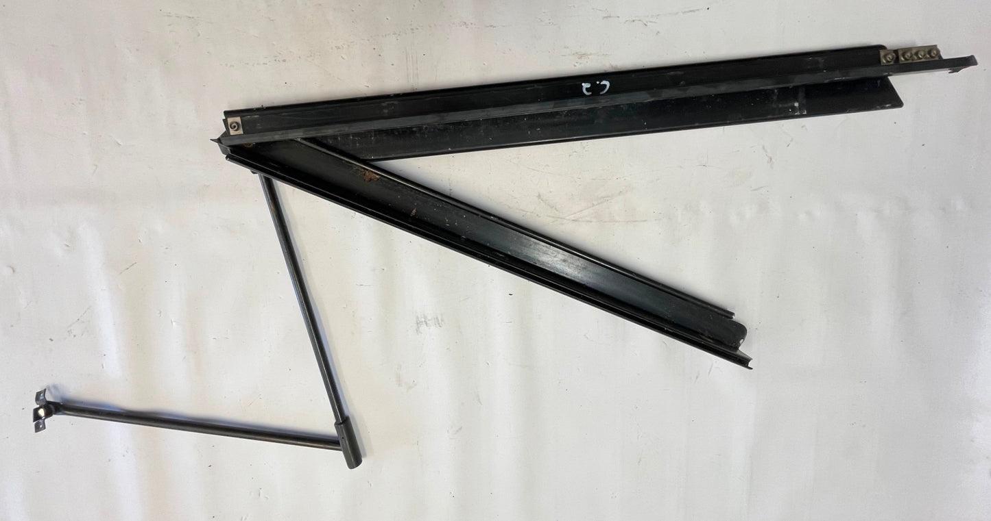 Jeep YJ factory passenger side door surround with tension bar soft top