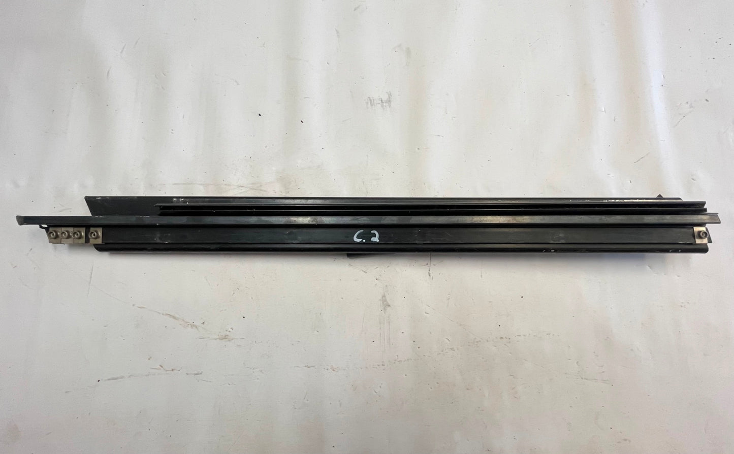 Jeep YJ factory passenger side door surround with tension bar soft top