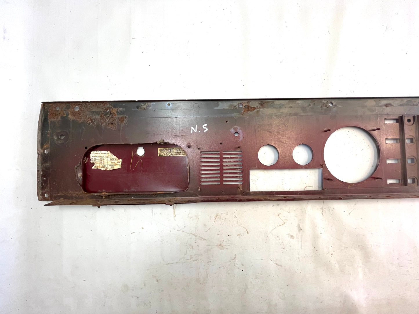 Jeep CJ gauge panel CJ5 CJ7 CJ8 metal dash board 2 speaker grills