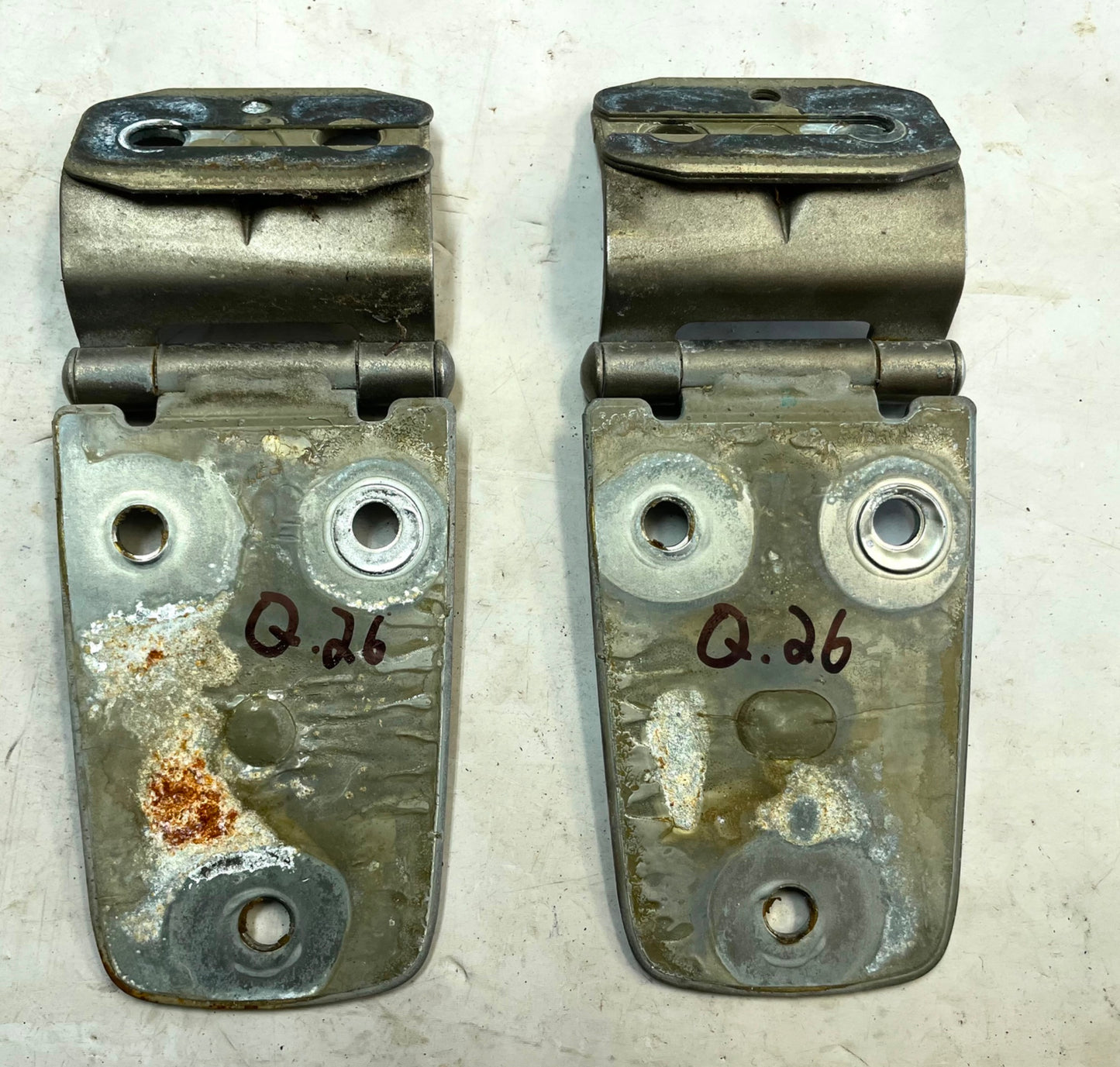 Jeep TJ hood hinges 97-06 Wrangler Silver FREE SHIPPING!