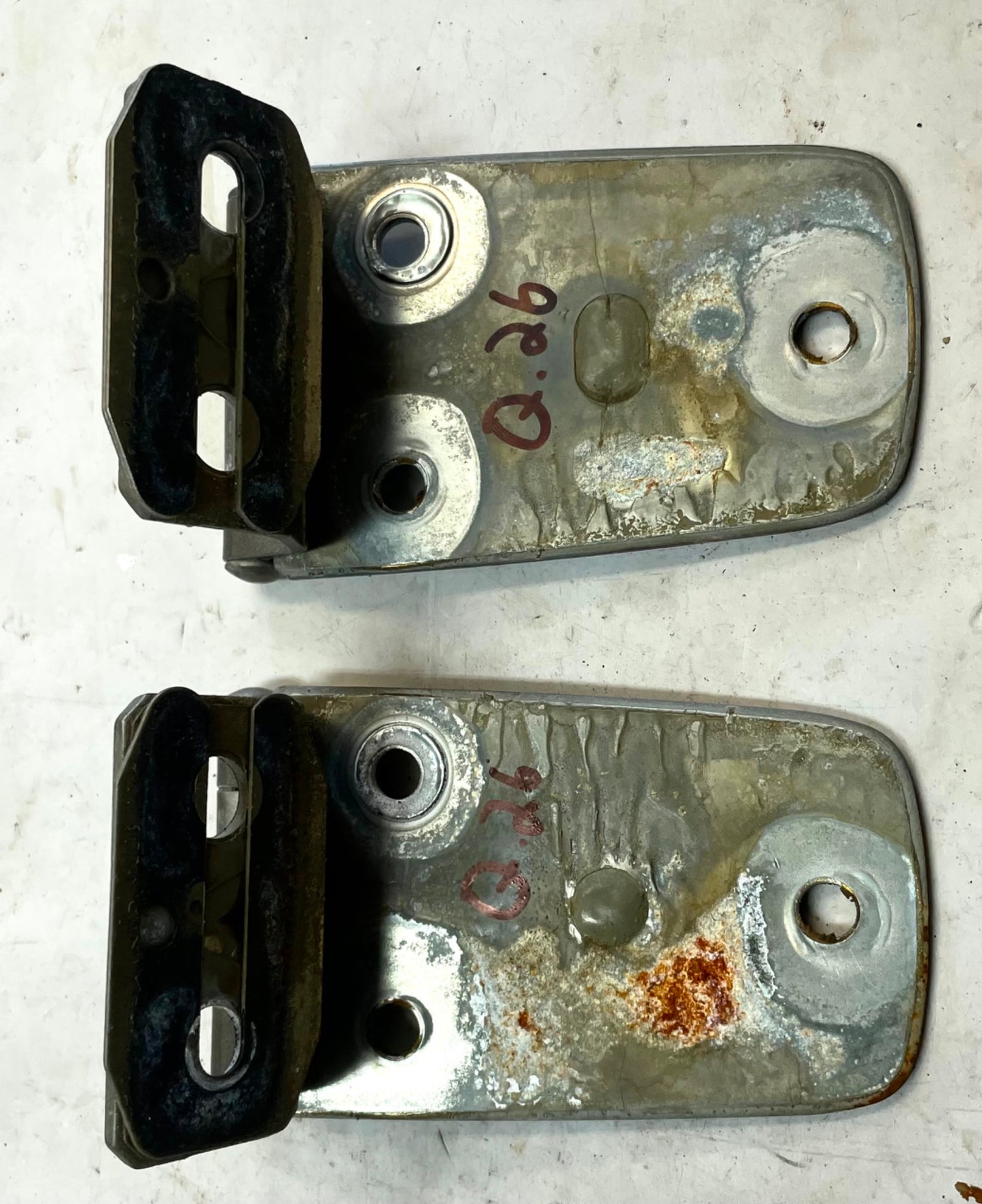 Jeep TJ hood hinges 97-06 Wrangler Silver FREE SHIPPING!