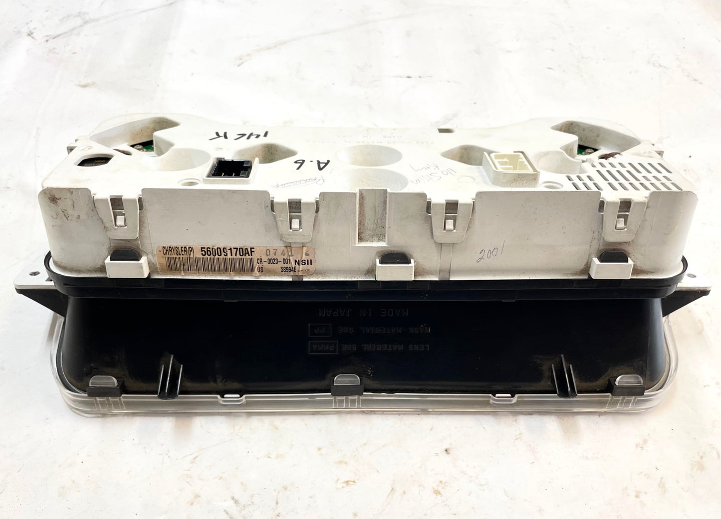01-02 Jeep TJ Dash cluster gauges 56009170AF Wrangler gauge speedometer 146,000