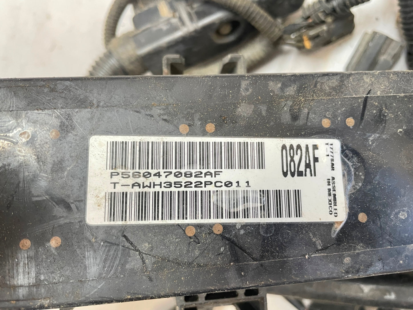 03 Jeep TJ Wrangler VOLANTE A LA DERECHA 4.0 automático, arnés de cableado completo del tablero del motor