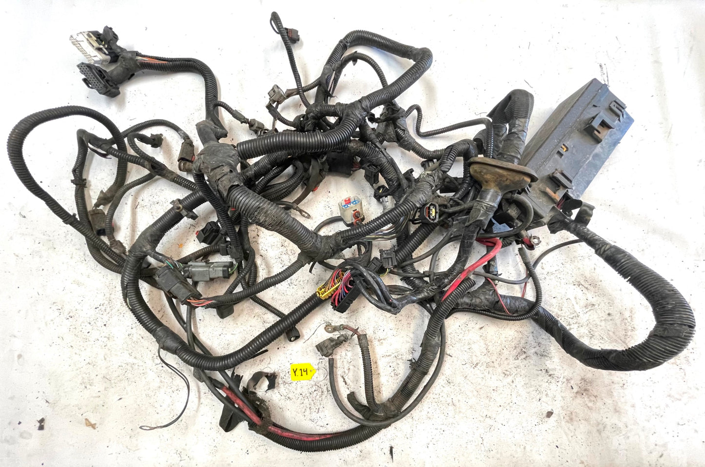 2000 Jeep TJ Wrangler wiring harness dash 4 cylinder engine manual 2.5 FREE SHIP