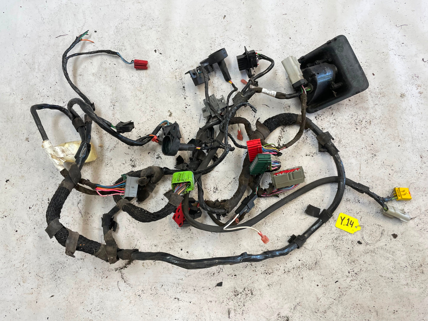 2000 Jeep TJ Wrangler wiring harness dash 4 cylinder engine manual 2.5 FREE SHIP
