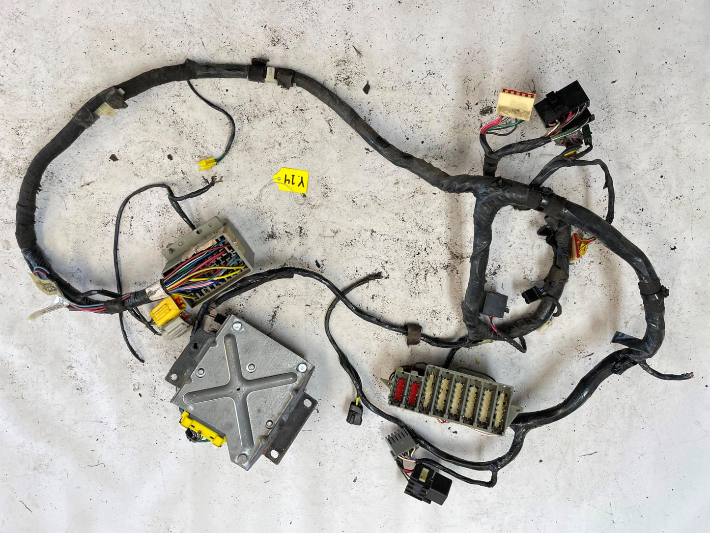 2000 Jeep TJ Wrangler wiring harness dash 4 cylinder engine manual 2.5 FREE SHIP