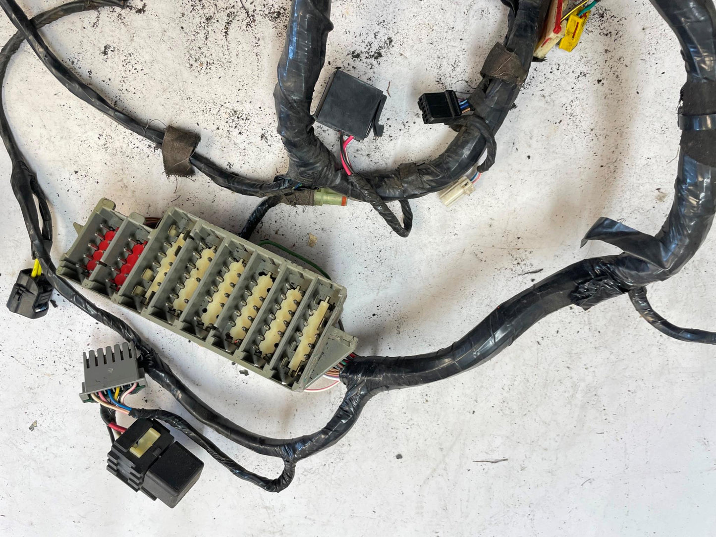 2000 Jeep TJ Wrangler wiring harness dash 4 cylinder engine manual 2.5 FREE SHIP