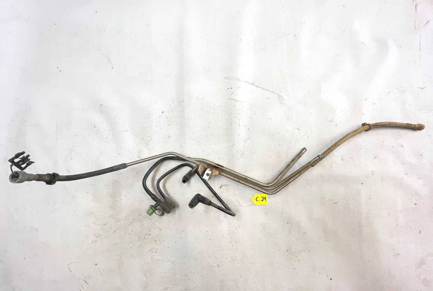 Jeep TJ Wrangler 4.0 fuel lines Engine Fuel Rail to Frame stainless fits 03-06