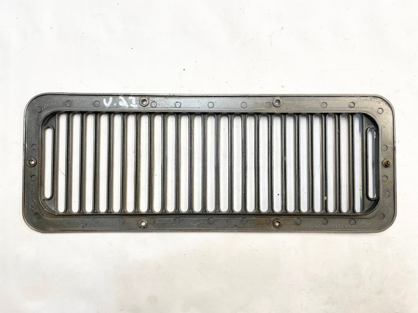 Jeep YJ 8 Hole cowl vent w/ screen 87-95 Wrangler silver FREE SHIP